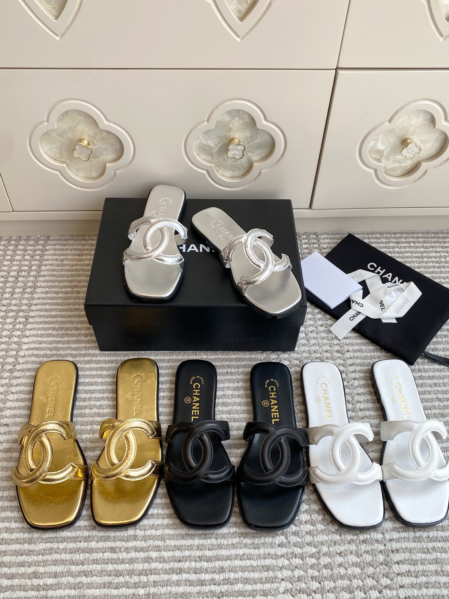 NO:923888,Chanel·Double C flat slippers, slippers, chanel, slippers19860909Chanel·双C平底拖鞋,拖鞋,chanel,slippers,Women's Shoes