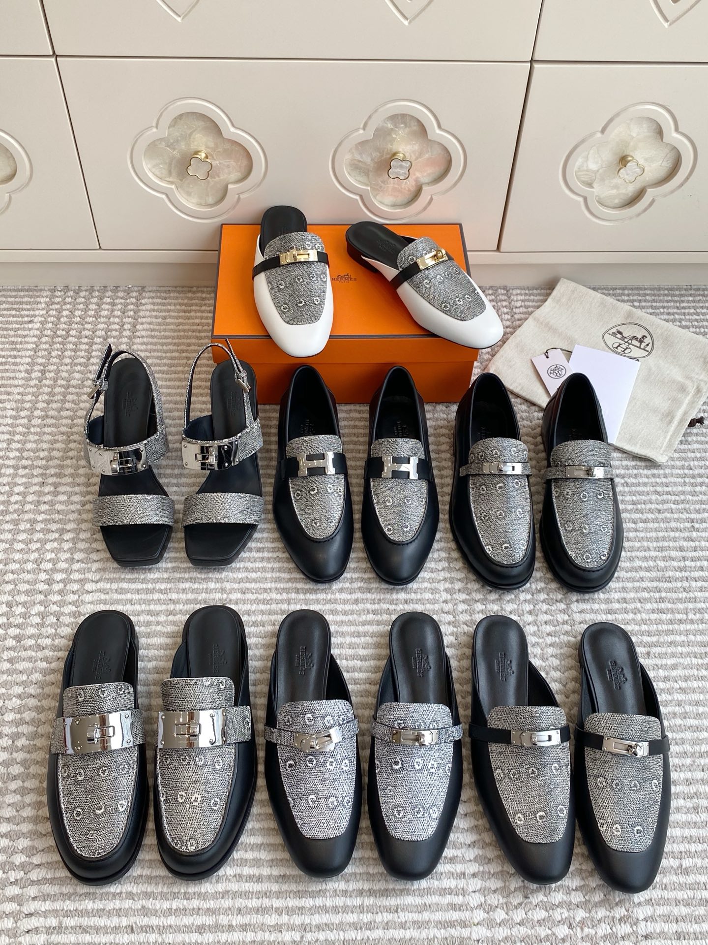 NO:923757,Hermes·Kelly buckle series, half-slip sandals, hermes, sandals19860909Hermes·Kelly扣系列,半拖凉鞋,hermes,sandals,Women's Shoes