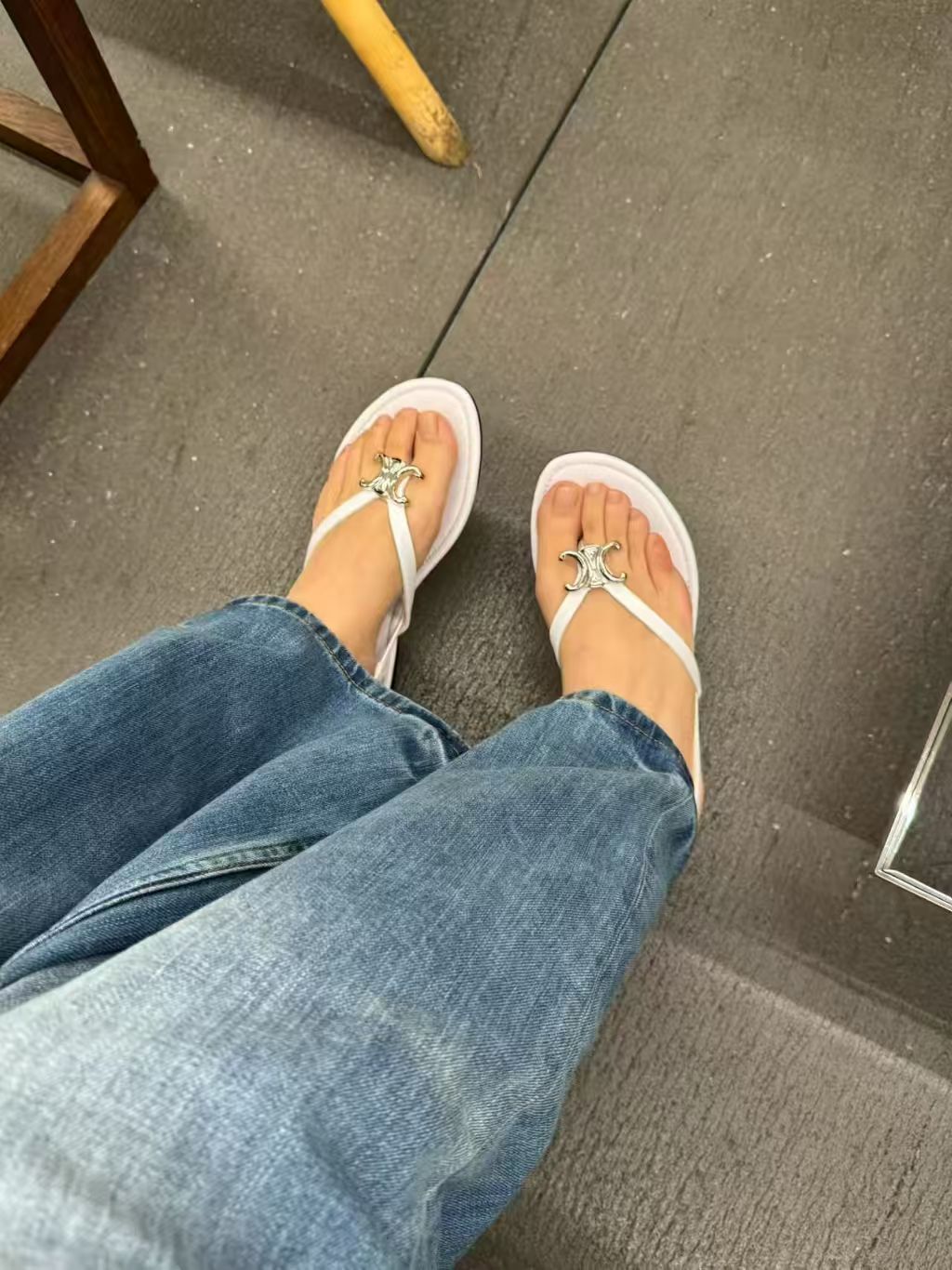 NO:923718,Demonstration, split-toe shoes19860909示范,分趾鞋,Women's Shoes