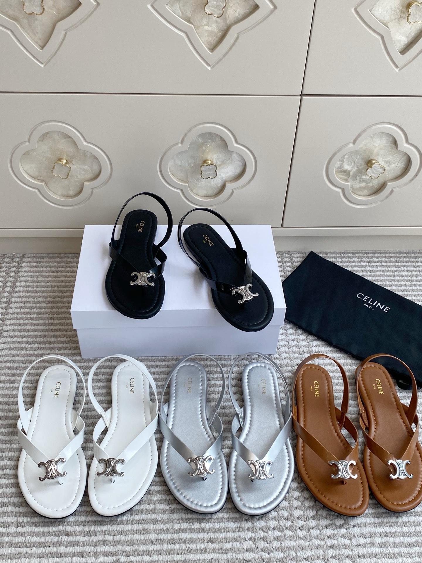NO:923729,ceine Arc de Triomphe thong sandals, split-toe shoes, sandals19860909ceine·凯旋门夹趾凉鞋,分趾鞋,sandals,Women's Shoes