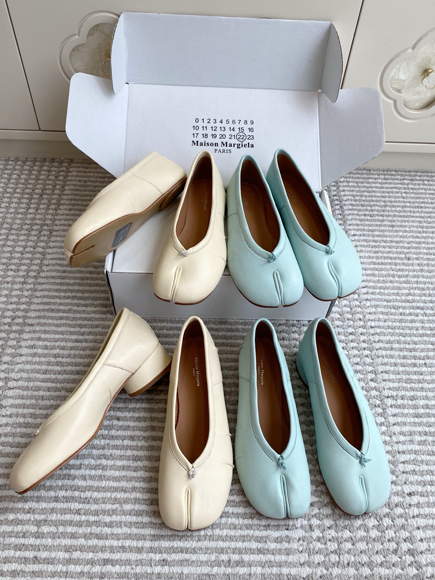 NO:923657,Maison Margiela Tabi ballet split-toe shoes, split-toe shoes19860909Maison Margiela Tabi芭蕾分趾鞋,分趾鞋,Women's Shoes