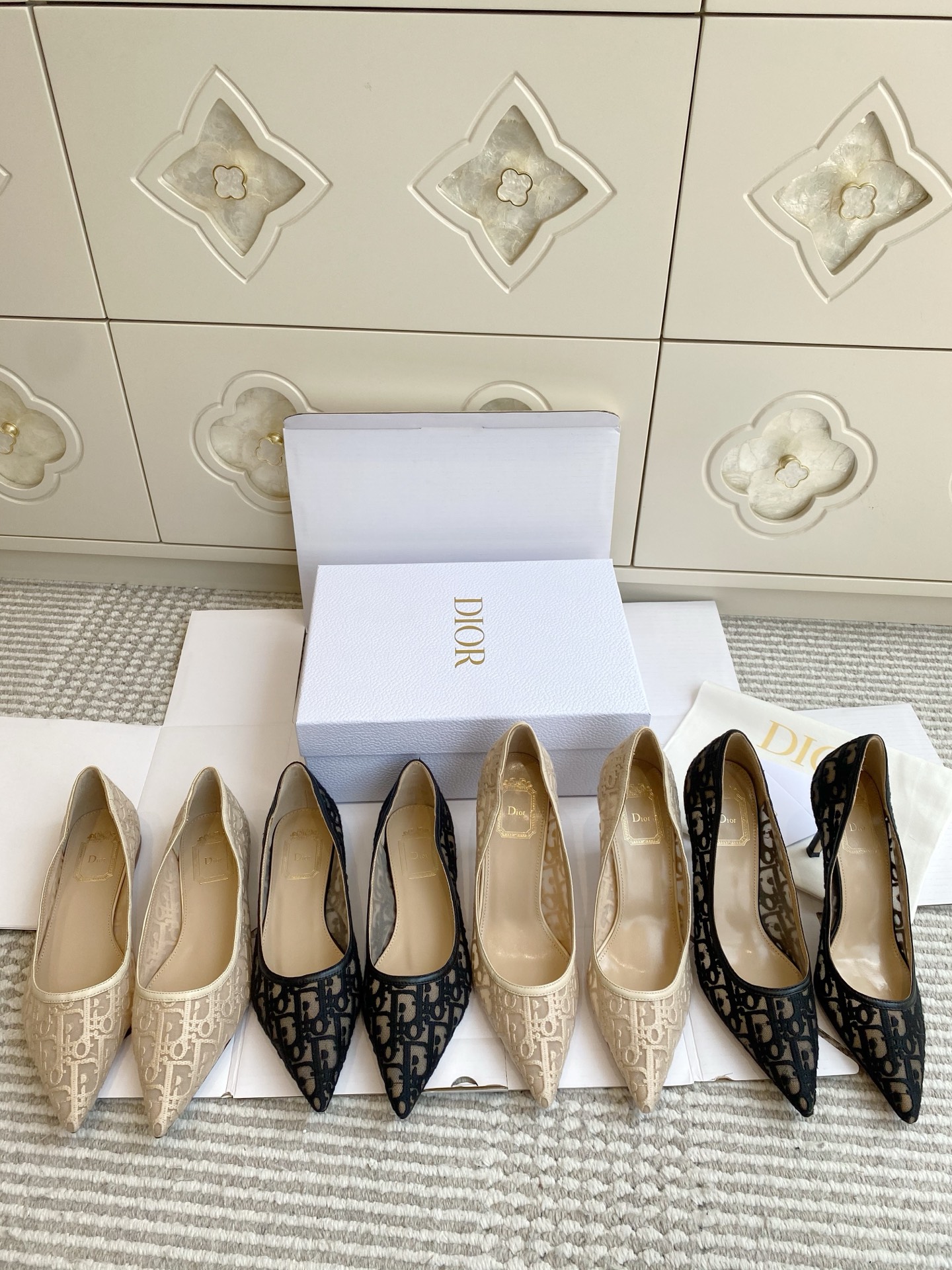 NO:923132,Dior · embroidered presbyopia shoes, shoes, dior19860909Dior·刺绣老花单鞋,单鞋,dior,Women's Shoes