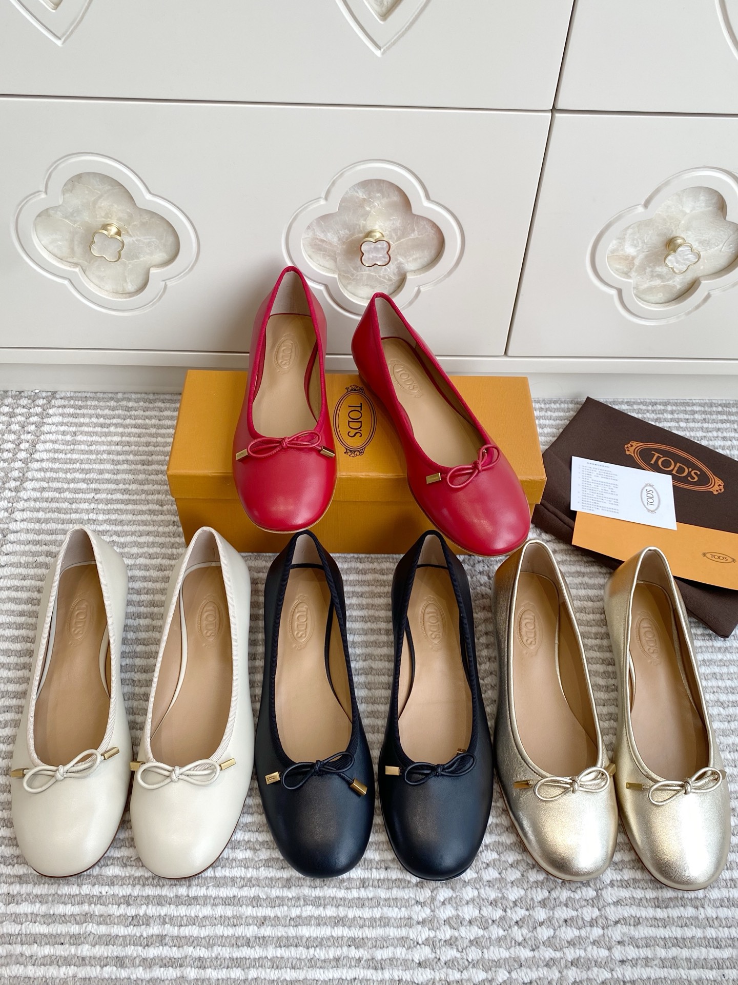 NO:923140,Tods·bow ballet shoes, ballet shoes, Tod's19860909Tods·蝴蝶结芭蕾舞鞋,芭蕾舞鞋,Tod's,Women's Shoes
