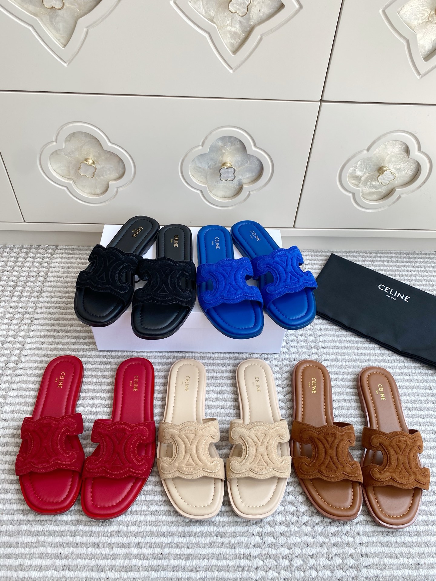NO:957178,celine Arc de Triomphe flat slippers, slippers, celine, slippers19860909celine·凯旋门平底拖鞋,拖鞋,celine,slippers,Women's Shoes