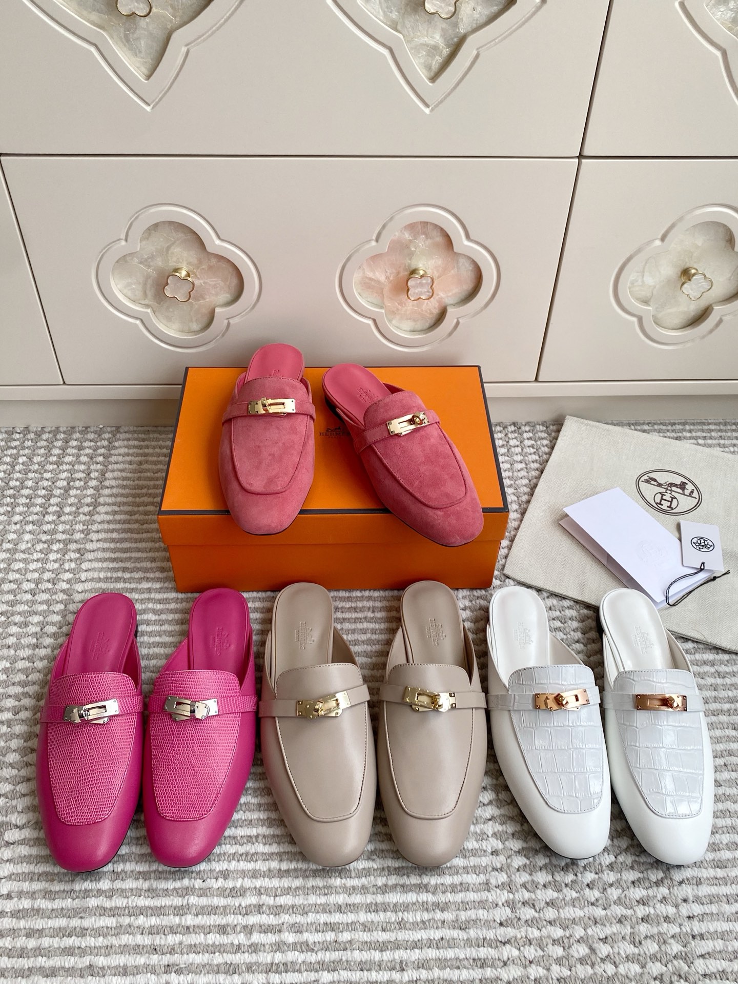 NO:957179,Hermes kelly buckle mules, half drag, hermes19860909Hermes kelly扣穆勒鞋,半拖,hermes,Women's Shoes
