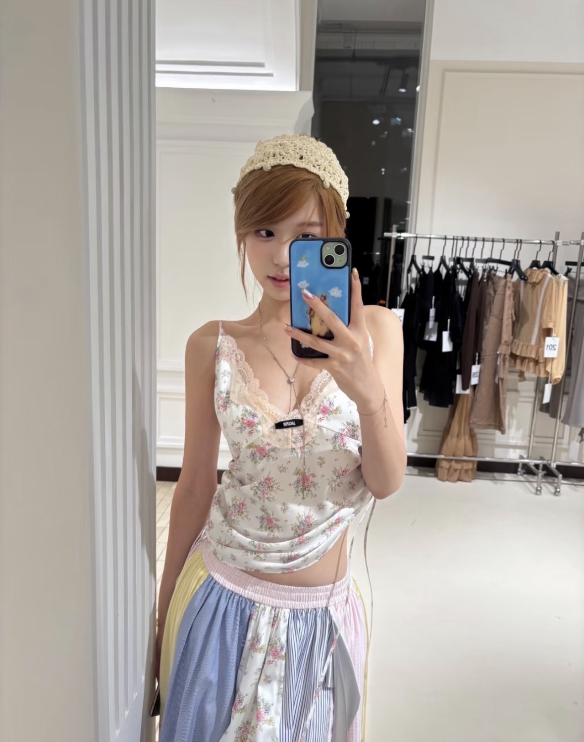 미우미우 여성 반팔 101807 Miu Miu T Shirt