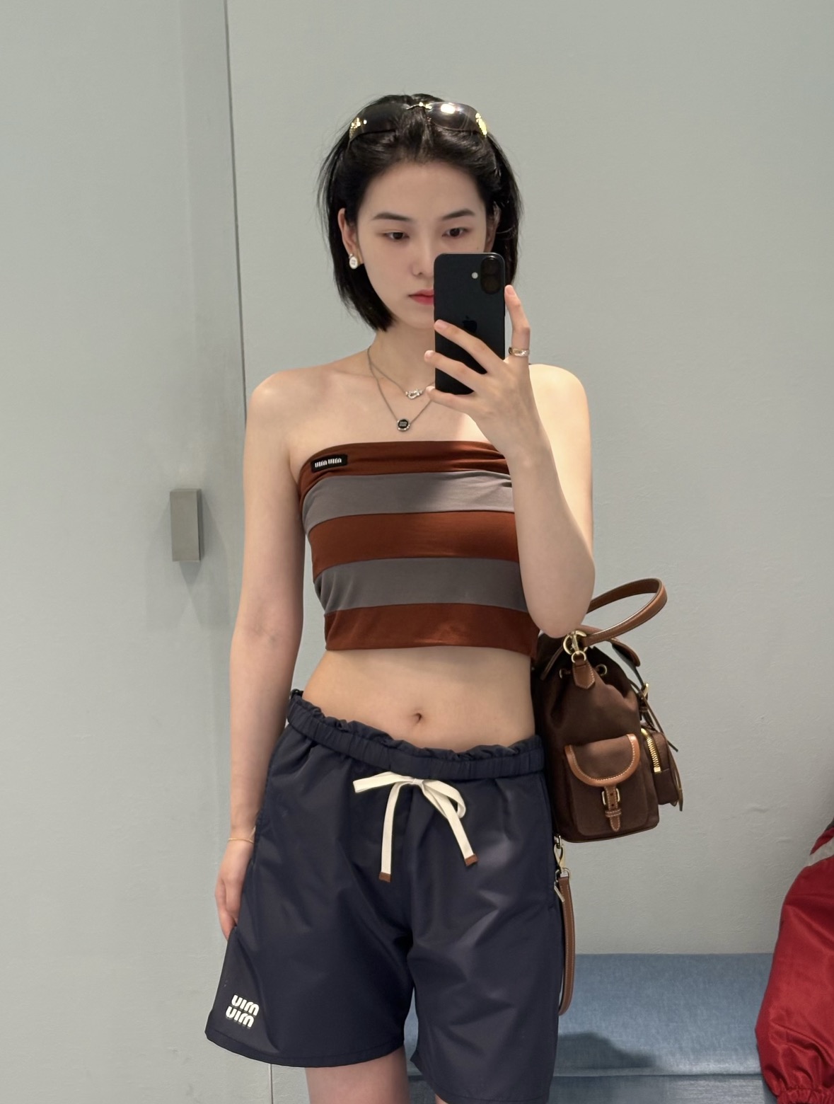 미우미우 여성 반팔 101549 Miu Miu T Shirt