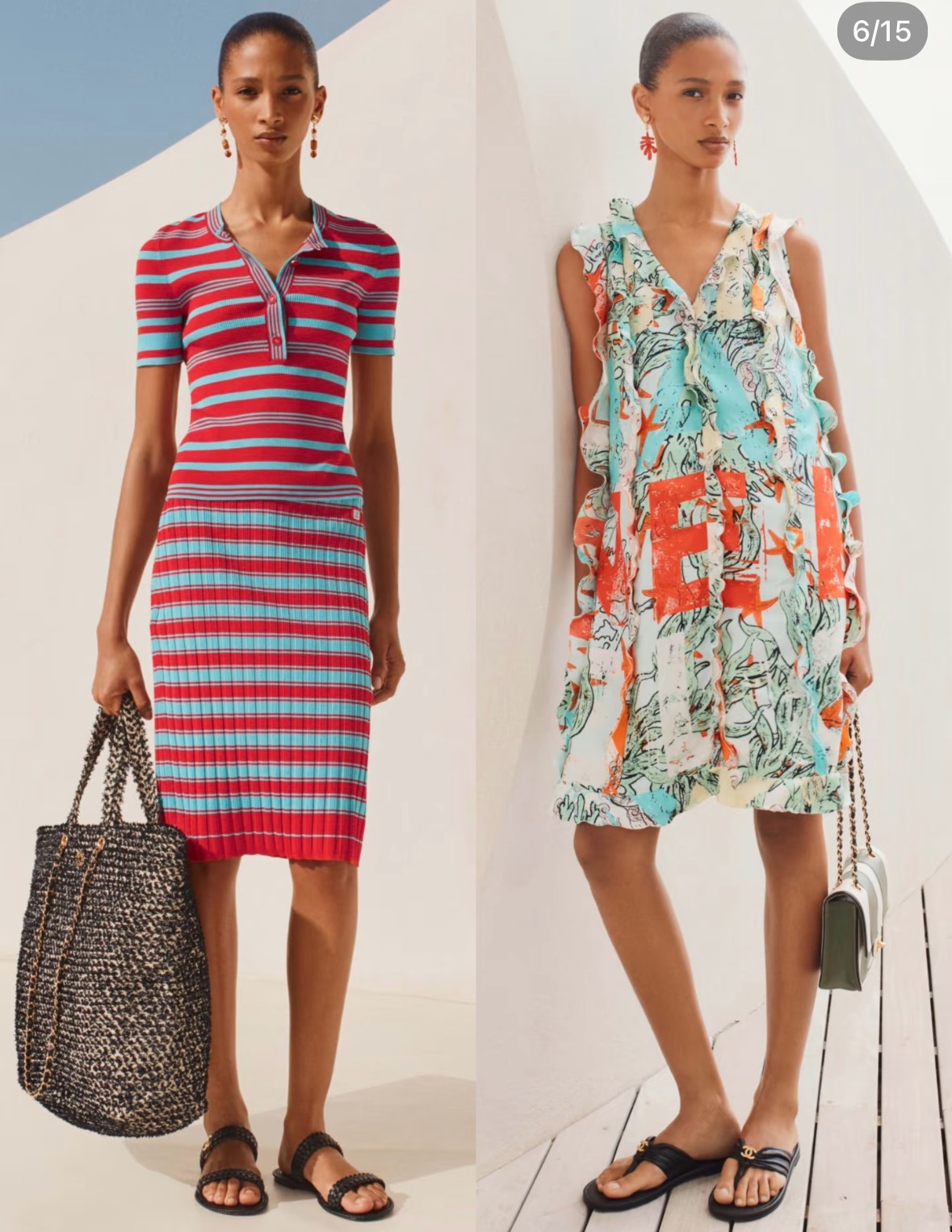 NO:906892,Top batch Skirt batch Red and blue contrasting striped knitted suit｜Summer vitality ceiling Warm red + fresh blue contrasting stripes, with a summer vacation atmosphere Stand-up collar with half-button design, modify the neck line, playful and age-reducing The pitted knitted fabric has micro elasticity, slimming and slimming, easily outlines the body curves Top + skirt two-piece set, can be worn separately or as a set, unlocking N kinds of styles  The vibrant color scheme can easily become the center of attention whether it is for daily outings or dates. Ready for sale sml,,skirts,19860909上衣批 半裙批 红蓝撞色条纹针织套装｜夏日元气天花板 热烈红+清新蓝的撞色条纹,自带夏日度假氛围感 立领半开扣设计,修饰脖颈线条,俏皮又减龄 坑条针织面料自带微弹,修身显瘦,轻松勾勒身材曲线 上衣+半裙两件套,可分开搭配也可成套穿,解锁N种风格 元气满满的配色,不管是日常出街还是约会,都能轻松成为焦点现货出售sml,,skirts,,Women's clothing