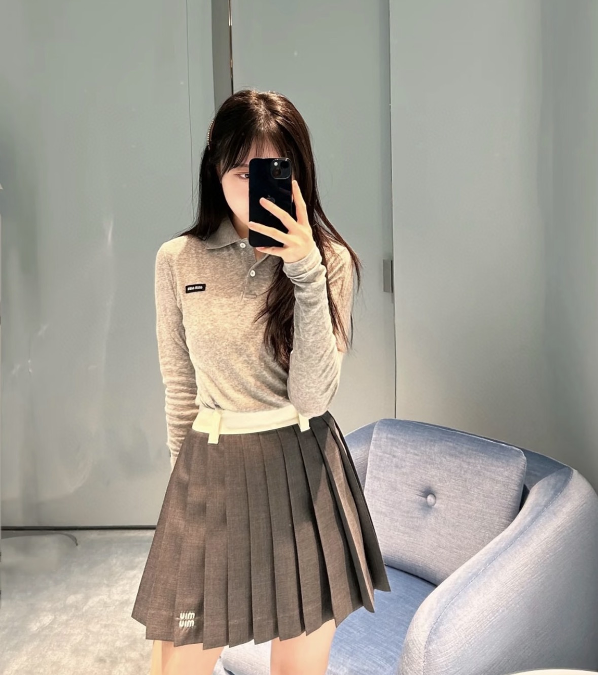 미우미우 여성 긴팔 131936 Miu Miu Long Sleeve 썸네일 이미지
