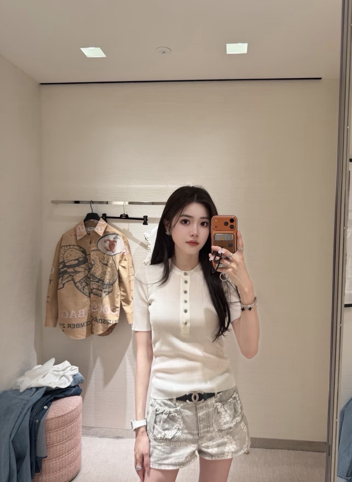 샤넬 여성 반팔 135375 Chanel T Shirt 썸네일 이미지