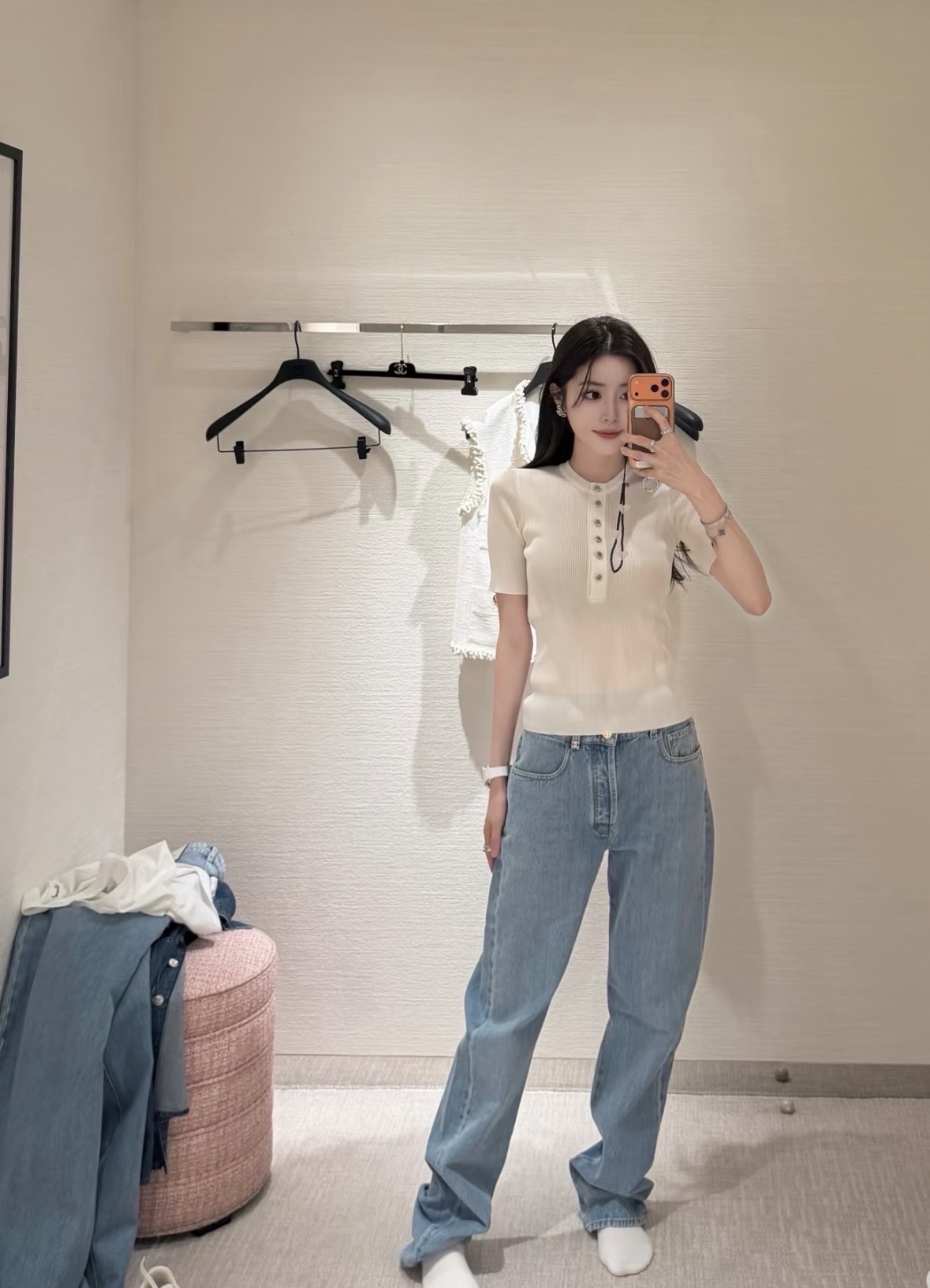 샤넬 여성 반팔 135375 Chanel T Shirt 썸네일 이미지