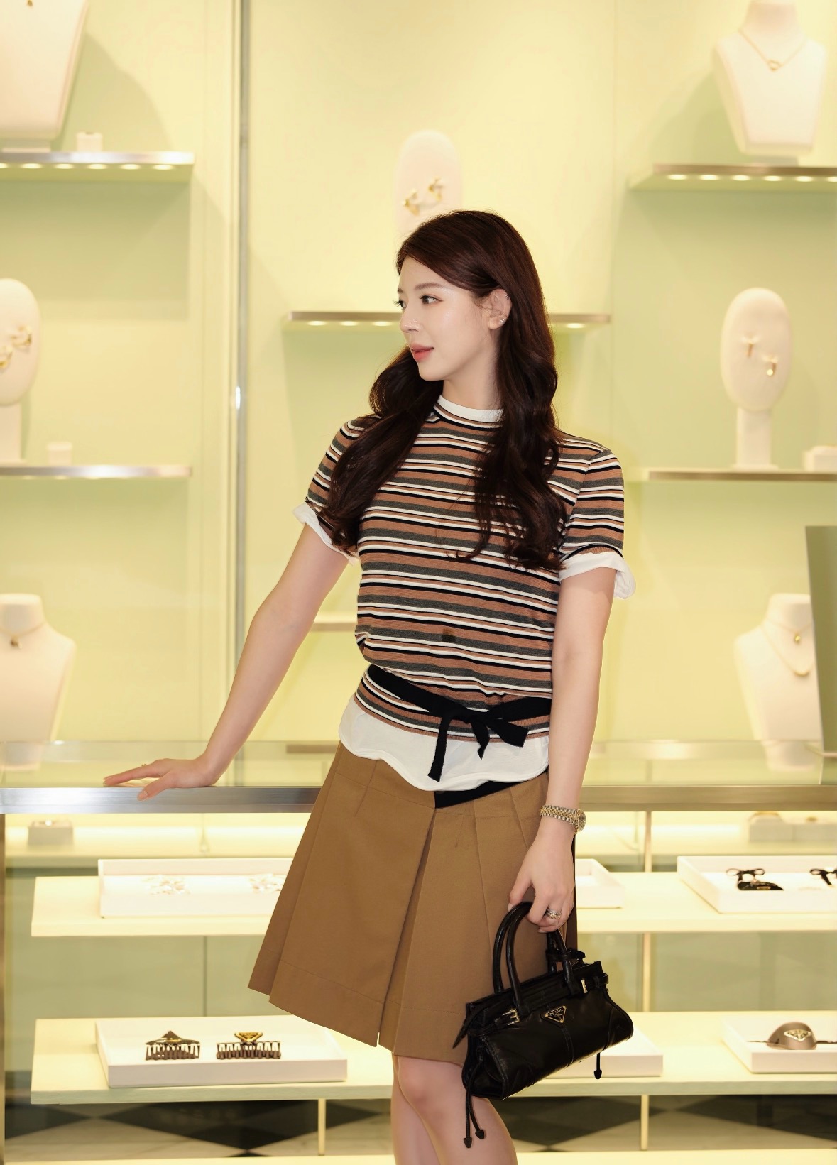 프라다 여성 반팔 143125 Prada T Shirt 상세 이미지 3