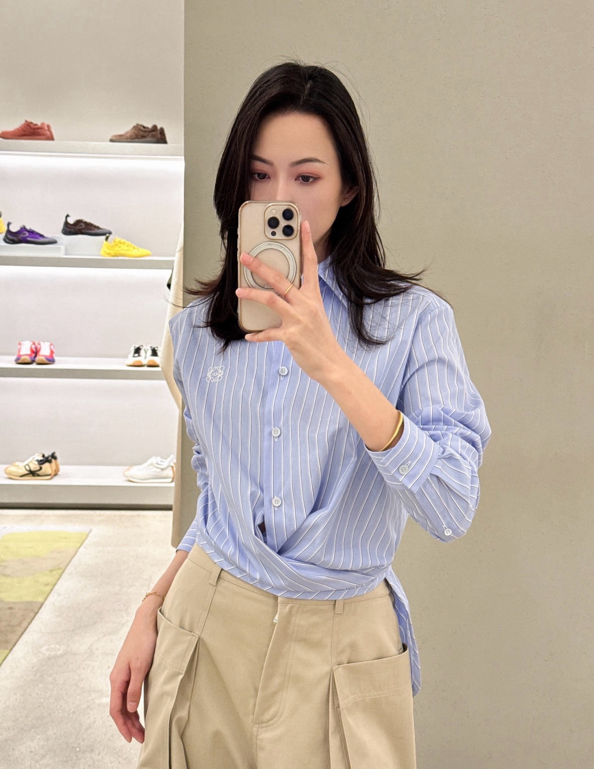 로에베 여성 셔츠 143132 Loewe Shirt 상세 이미지 3