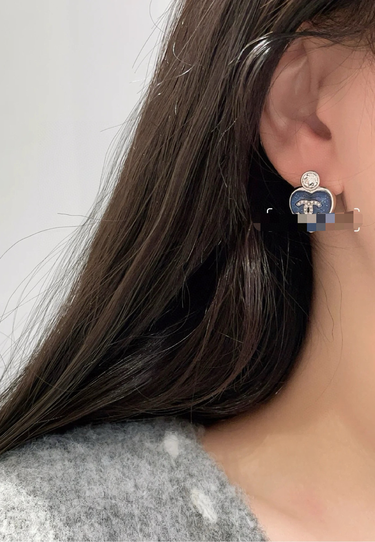 Chanel 香奈儿心桃耳环 紧追潮流早春耳钉 不管你是圆脸还是长脸拆下自己配系有意想不到的惊喜
