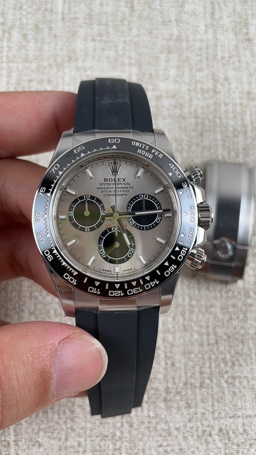 NO:157096,Factory C!  Rolex Grey 4131 new model!  ,,rolex19860909C厂！劳力士灰迪4131新款！,,rolex,Watch