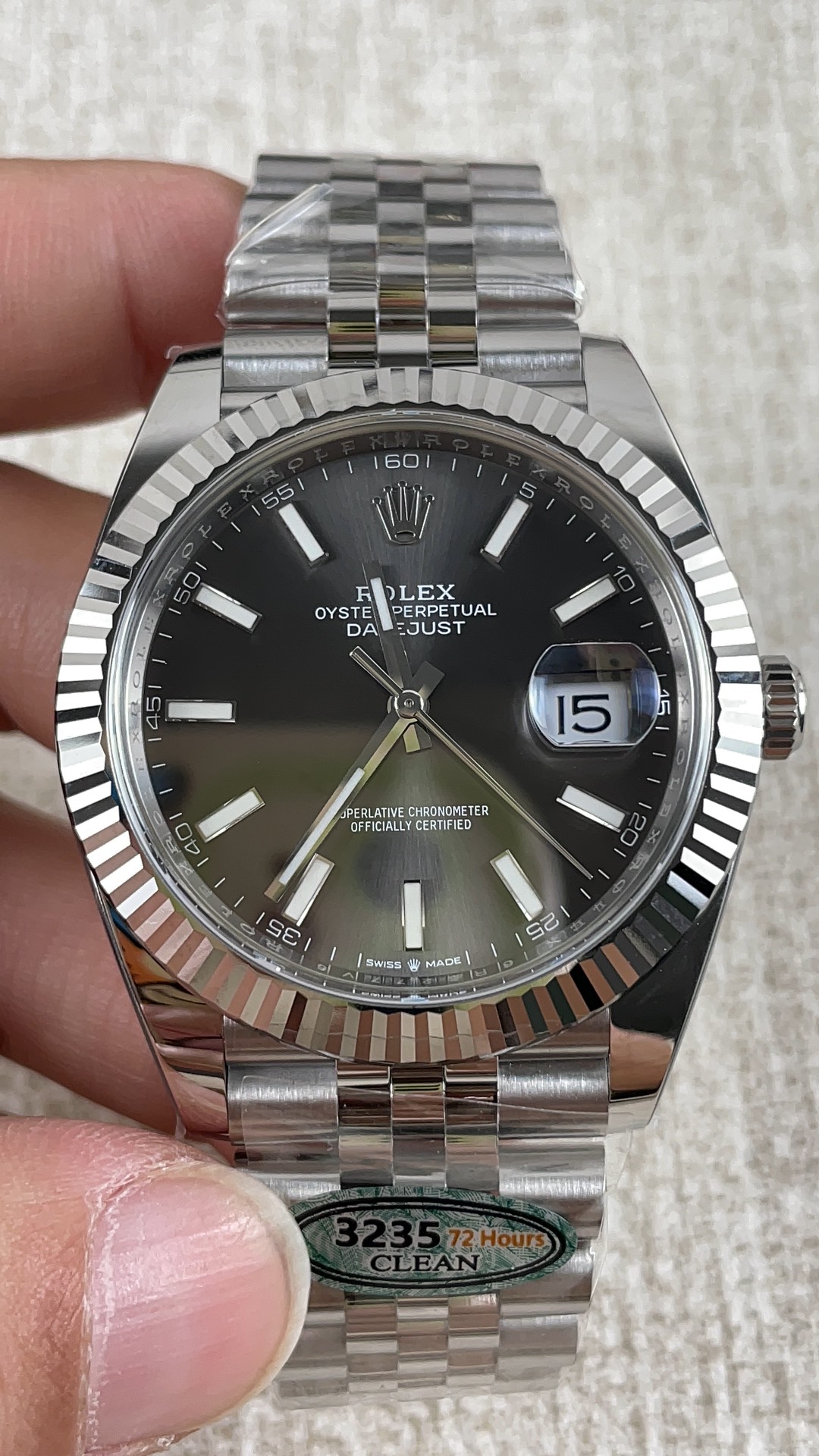 NO:157111,Factory C!  Rolex Gray Log Series!  ,,rolex19860909C厂！劳力士灰日志系列！,,rolex,Watch
