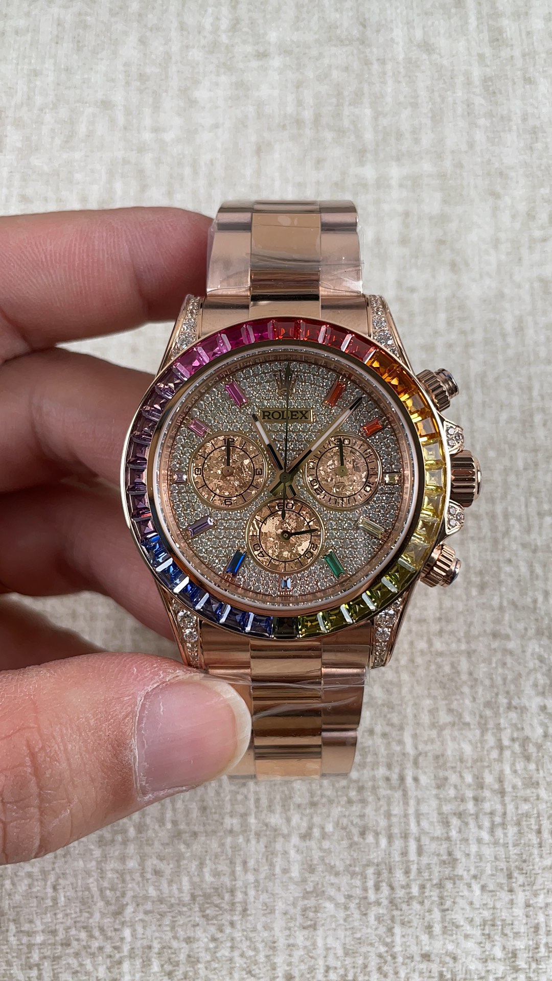NO:157153,TW!  Rolex Rainbow Dimon Diamond Series!  ,,rolex19860909TW！劳力士彩虹迪满钻系列！,,rolex,Watch