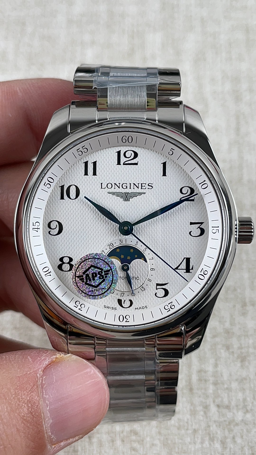 NO:157213,AS!  Longines famous craftsman moon phase series!  , longines19860909AS！浪琴名匠月相系列！,,longines,Watch