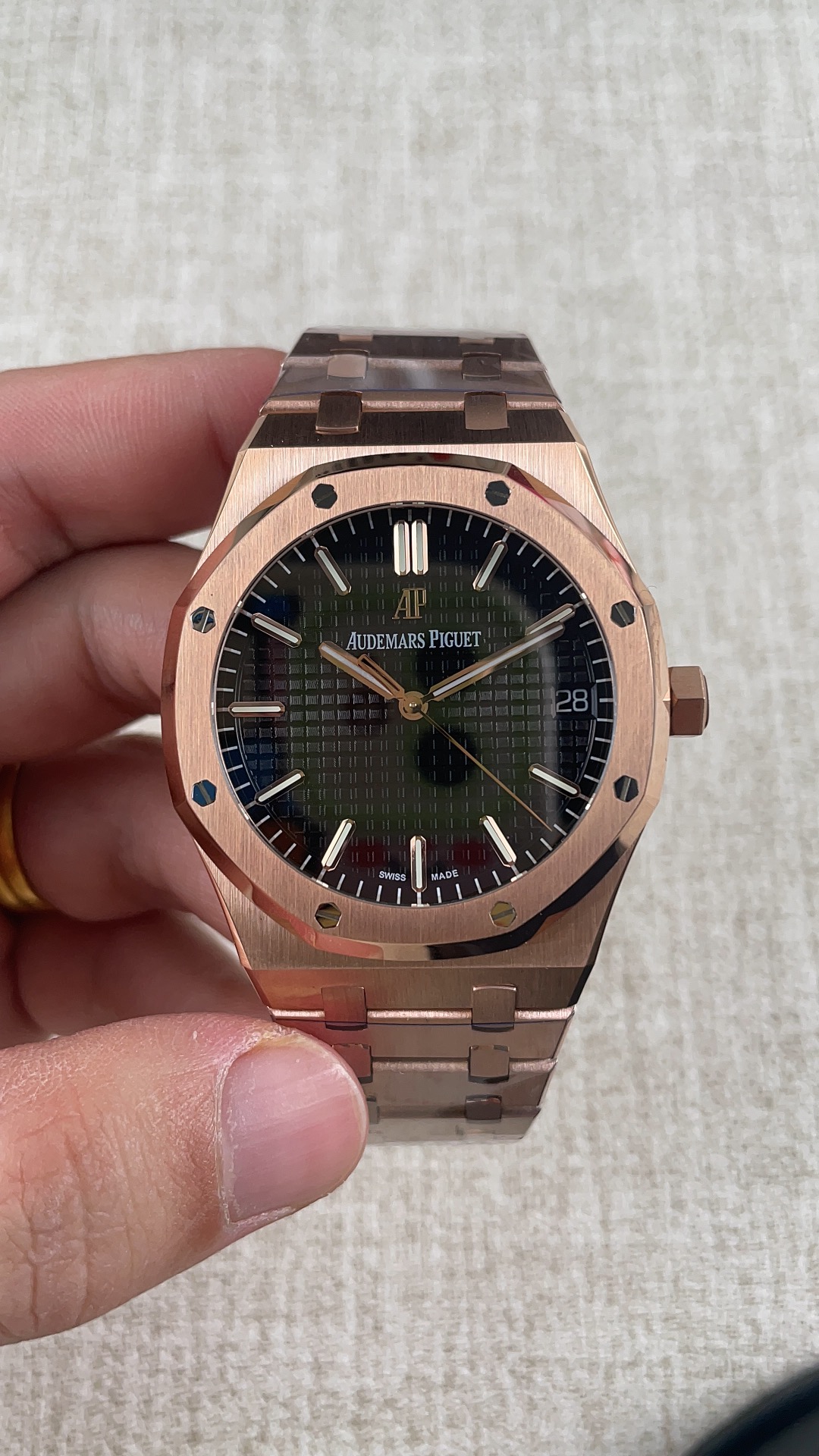 NO:157221,I!  Audemars Piguet Rose Gold 15500!  ,,audemars19860909I！爱彼玫瑰金15500！,,audemars,Watch