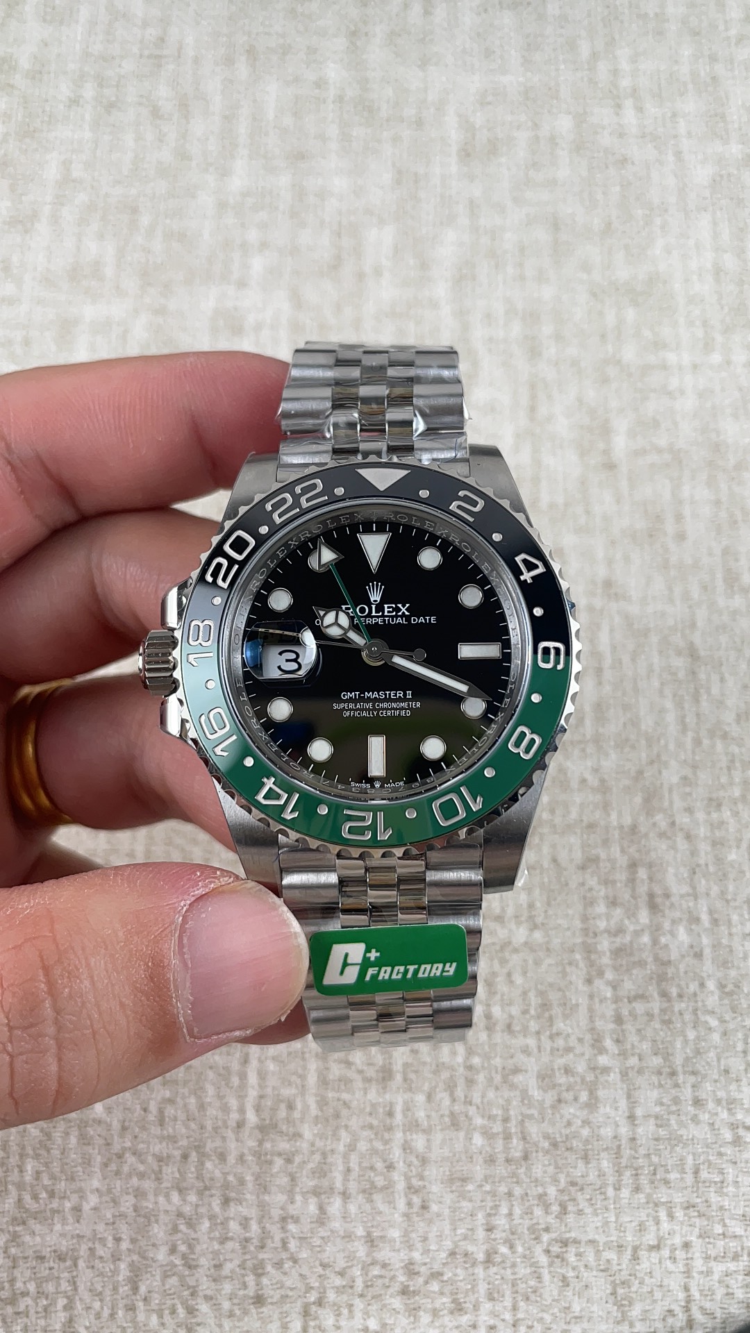 NO:157275,C !  Rolex Greenwich Lefty Series!  ,,rolex19860909C ！劳力士格林尼治左撇子系列！,,rolex,Watch