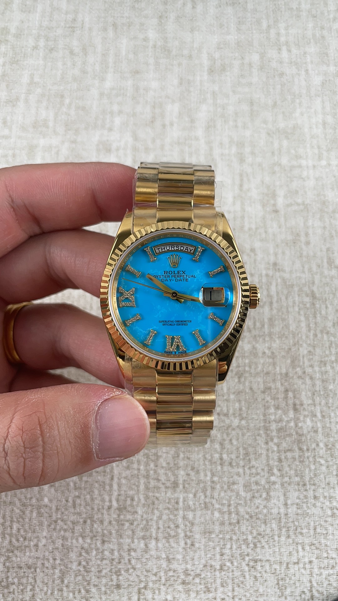 NO:157277,RA!  Rolex Turquoise Log 36!  ,,rolex19860909RA！劳力士绿松石日志36！,,rolex,Watch