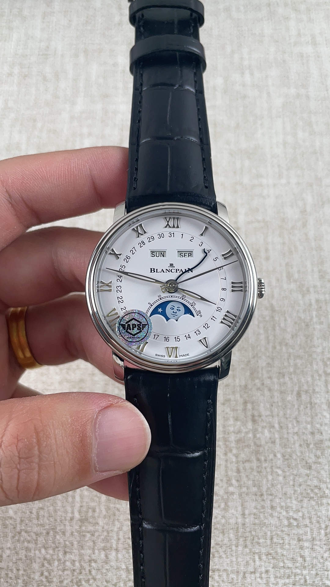 NO:157283,AS!  Blancpain 6654 spot!  ,19860909AS！宝珀6654现货！,,Watch