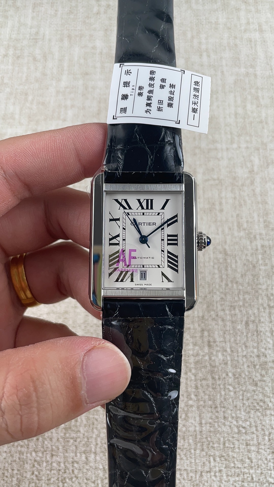 NO:157292,AF!  Cartier Mechanical Tank Series!  , cartier19860909AF！卡地亚机械坦克系列！,,cartier,Watch