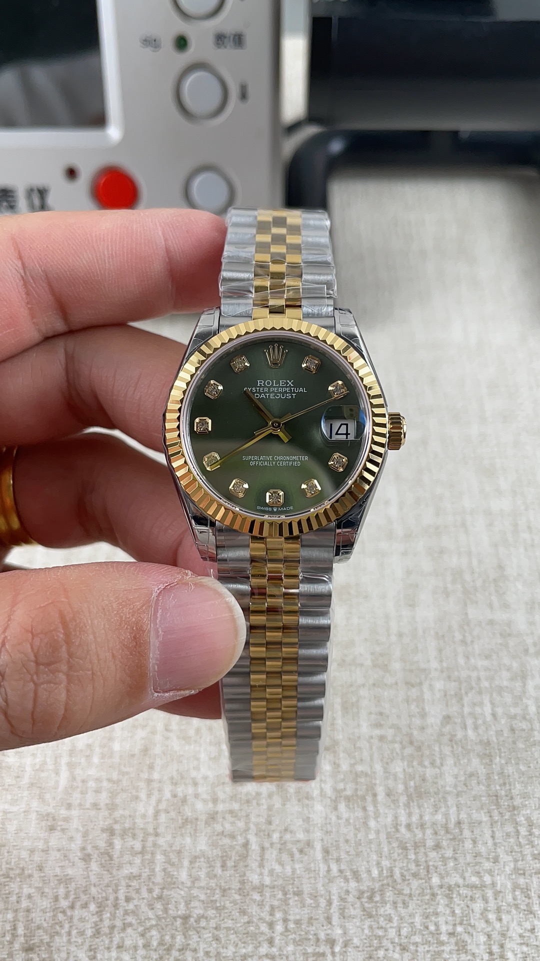 NO:157310,GS!  Rolex 31 gold logs!  ,,rolex19860909GS！劳力士31间金日志！,,rolex,Watch