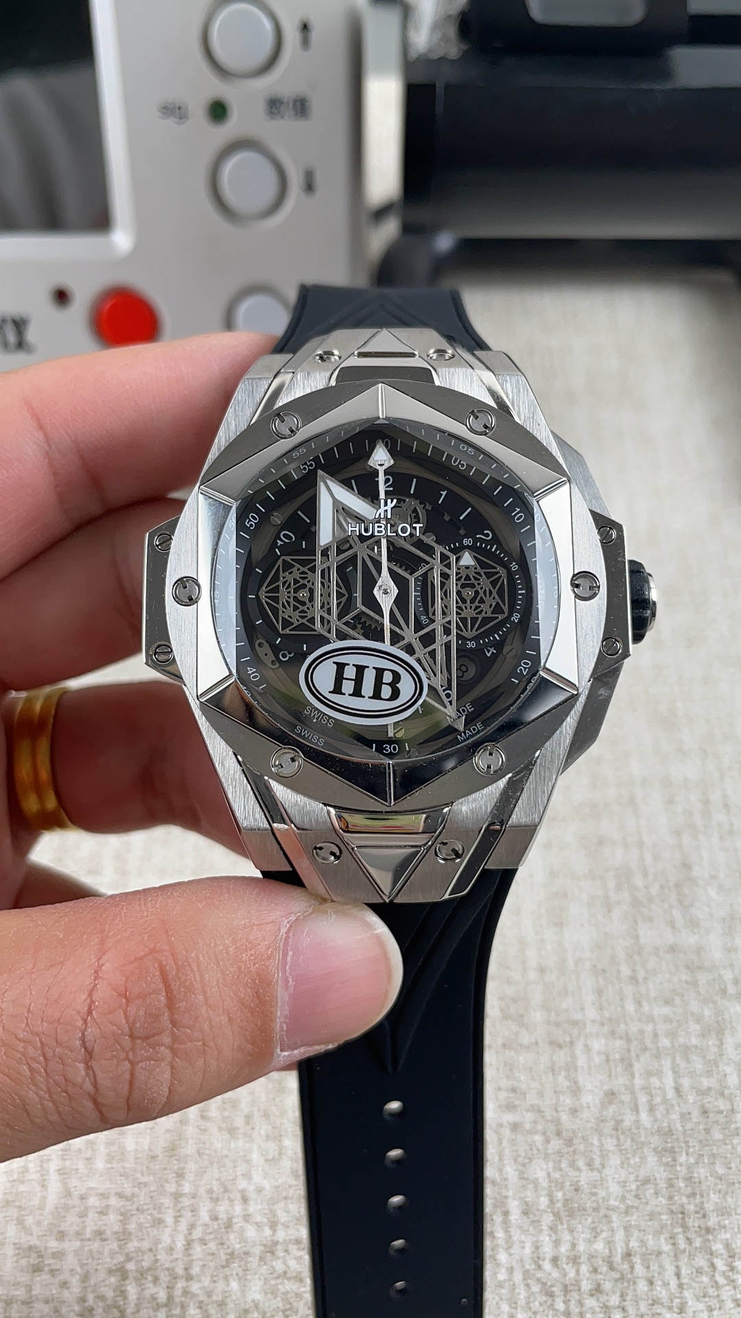 NO:157299,HB!  Hengbao Tattoo Second Generation Multi-functional Timer Series!  ,19860909HB！恒宝刺青二代多功能计时系列！,,Watch