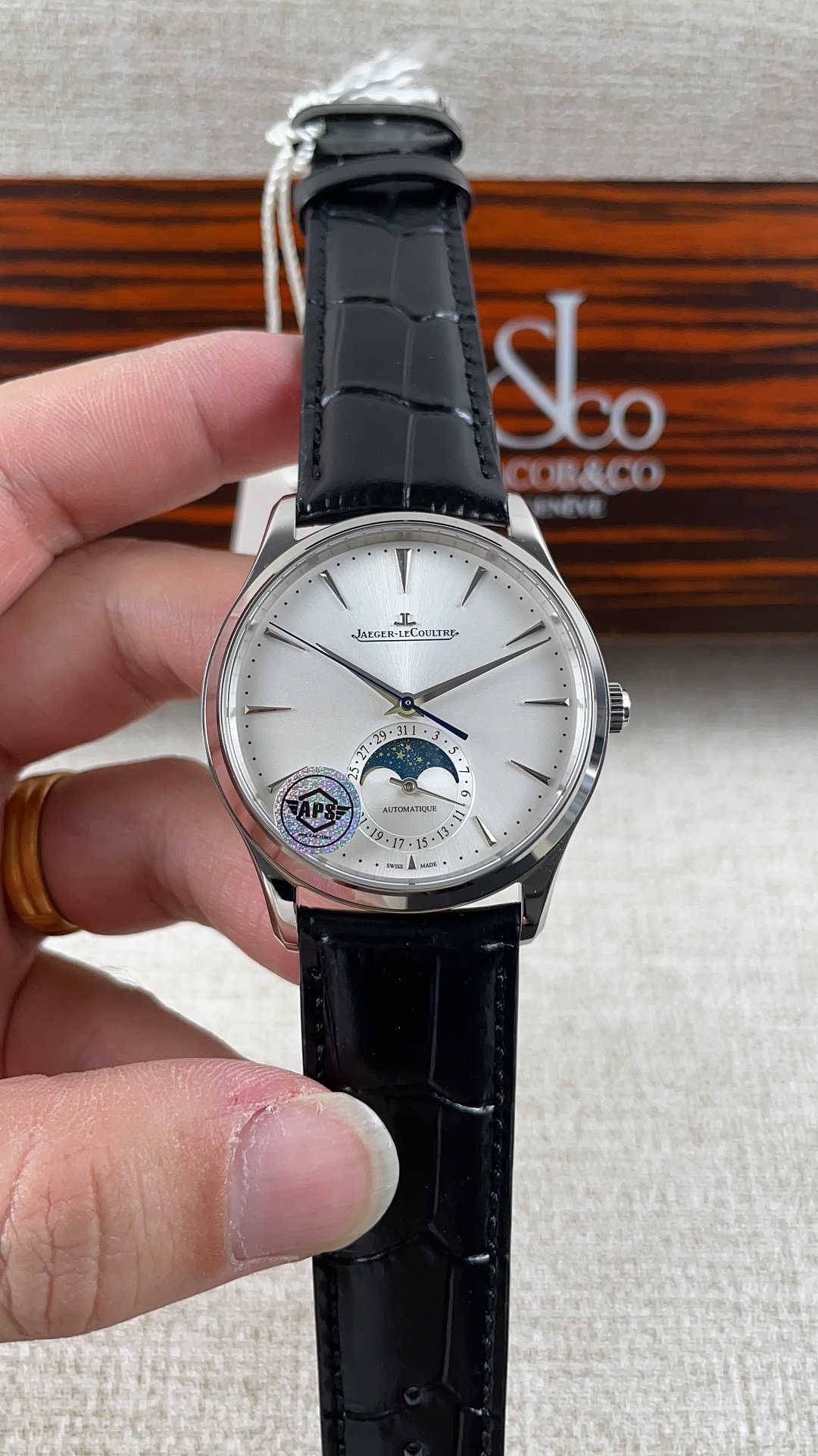 NO:157514,AS!  Jaeger-LeCoultre Moon Phase Master Series!  ,jaeger-lecoultre19860909AS！积家月相大师系列！,,jaeger-lecoultre,Watch