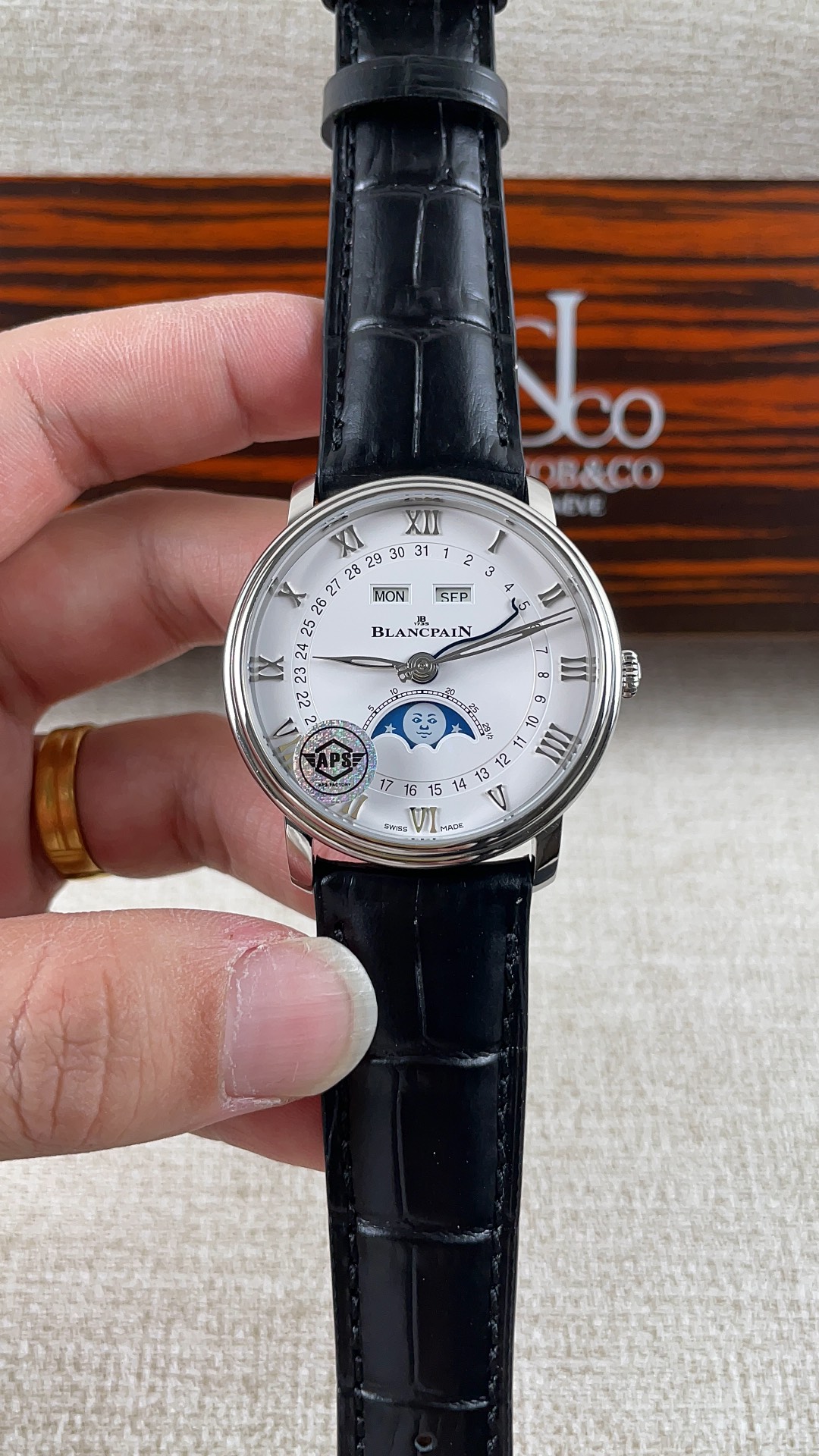 NO:157519,AS!  Blancpain 6654 series!  ,19860909AS！宝珀6654系列！,,Watch