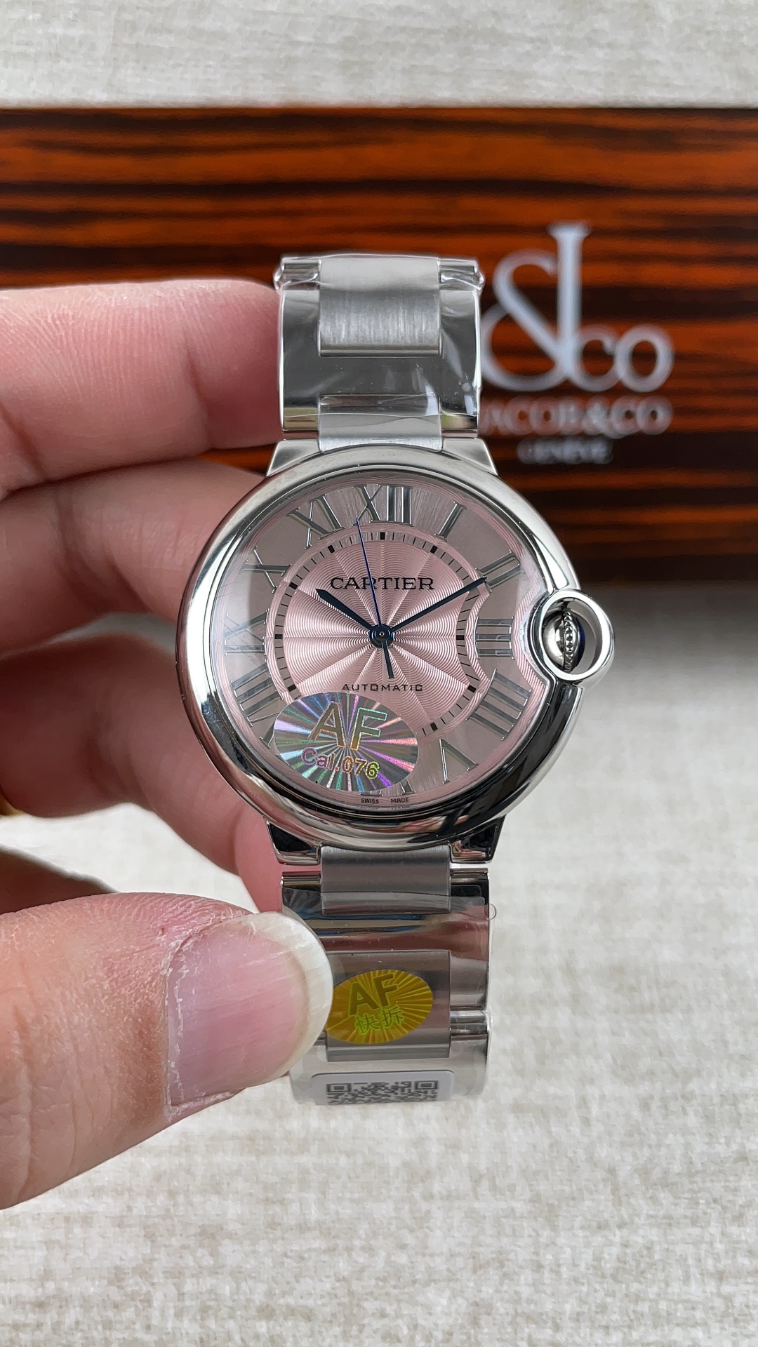 NO:157559,AF!  Cartier Blue Balloon 36 size!  076 movement quick release series!  , cartier19860909AF！卡地亚蓝气球36尺寸！076机芯快拆系列！,,cartier,Watch