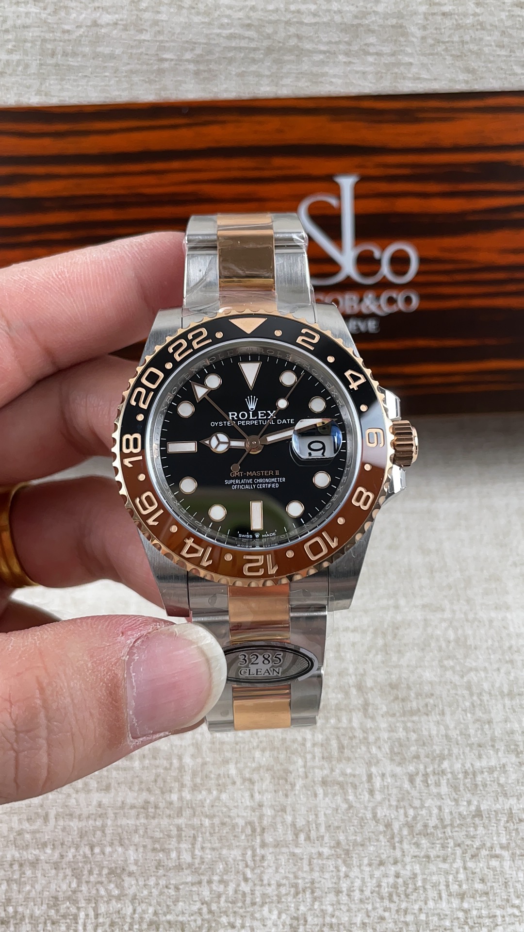 NO:157523,Factory C!  Rolex Greenwich Kinshas Circle Series!  ,,rolex19860909C厂！劳力士格林尼治间金沙士圈系列！,,rolex,Watch