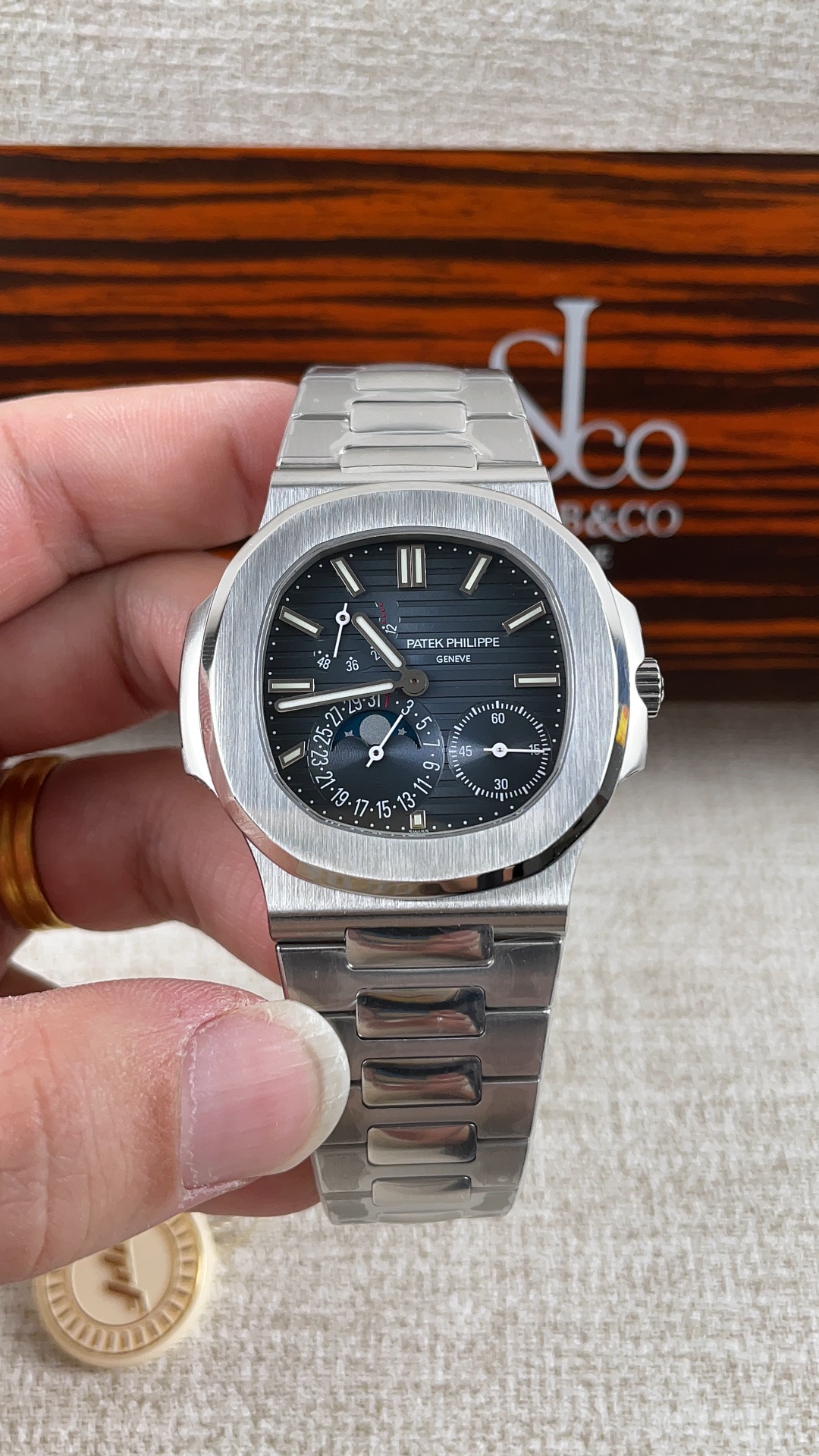NO:157524,F!  Patek Philippe 5712v3 version series!  ,,patek philippe19860909F！百达翡丽5712v3版本系列！,,patek philippe,Watch