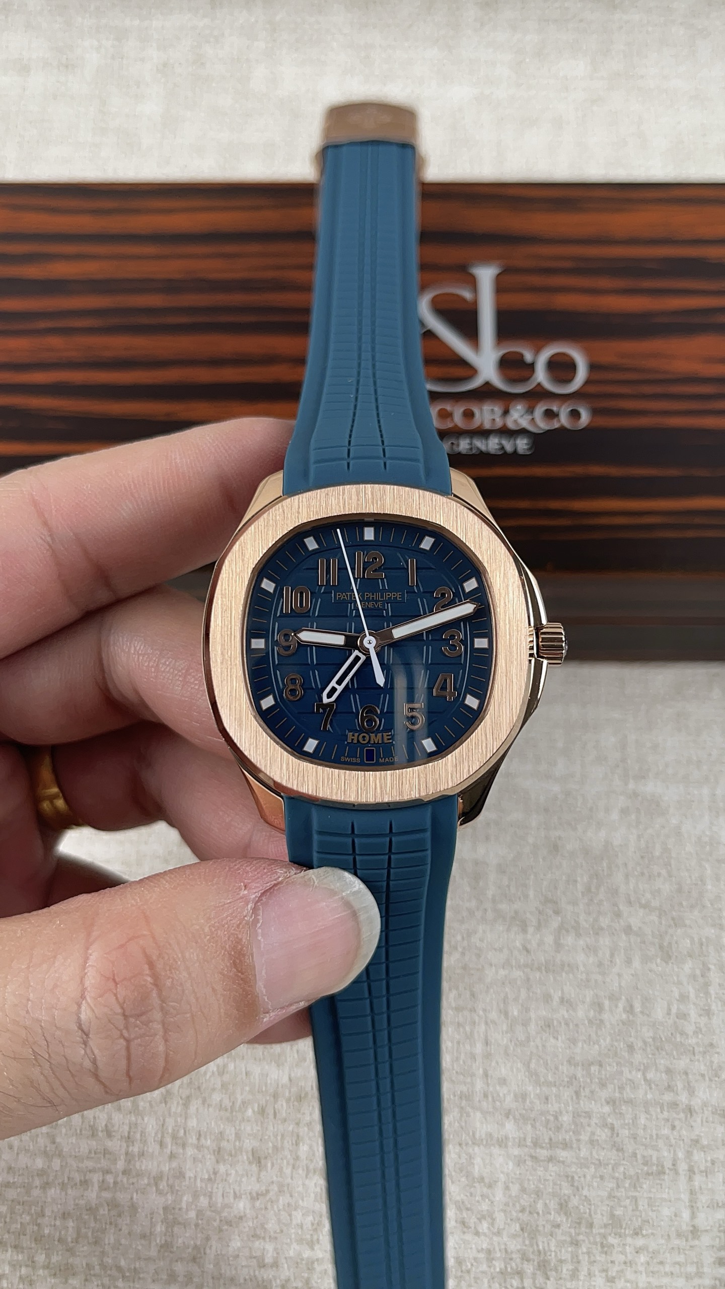 NO:157749,Patafili Grenade 5269R dual-time series!  ,19860909百达斐丽手雷5269R双时系列！,,Watch