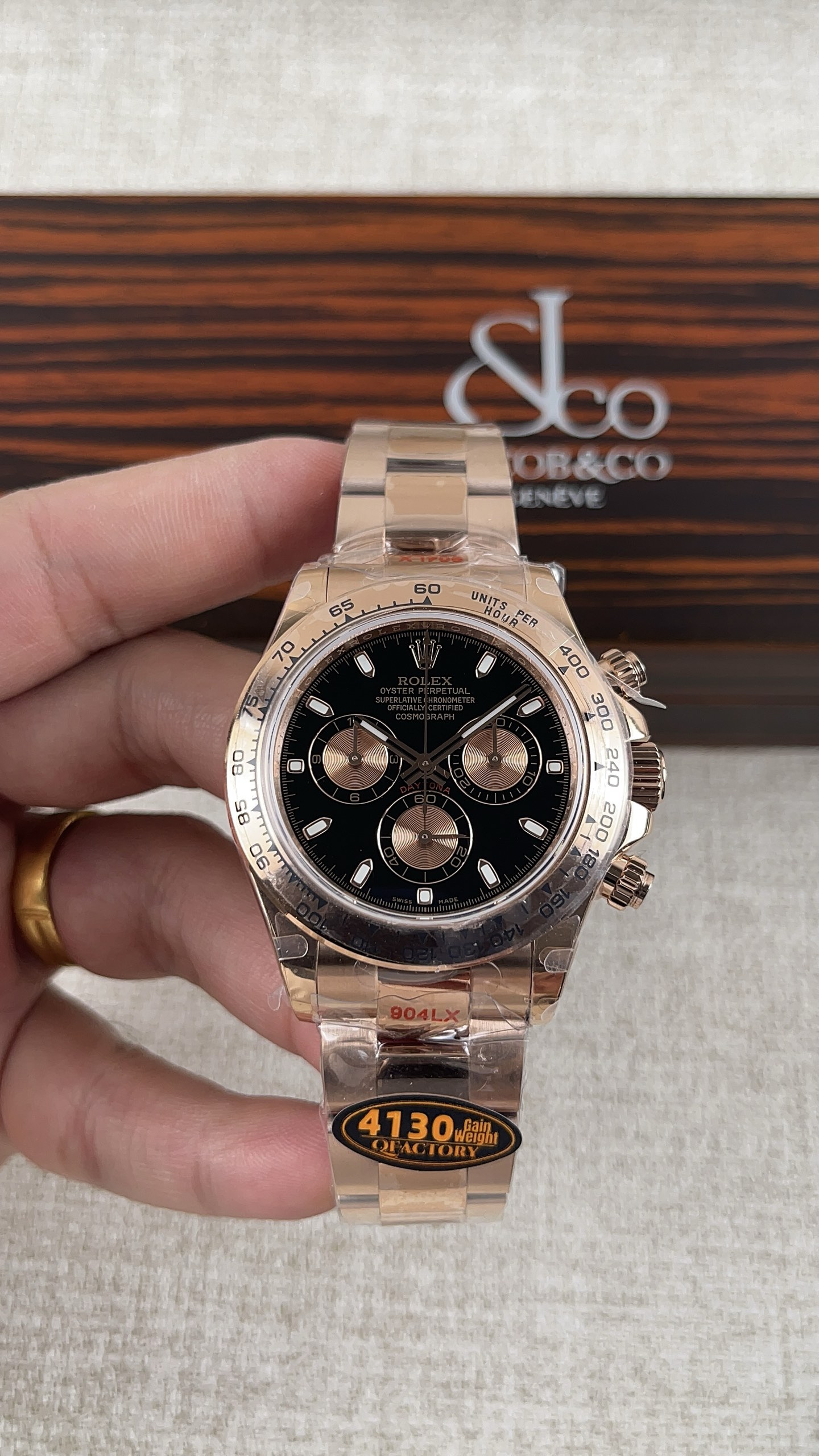 NO:157755,QF!  Rolex counterweight Ditona series!  ,,rolex19860909QF！劳力士配重迪通拿系列！,,rolex,Watch