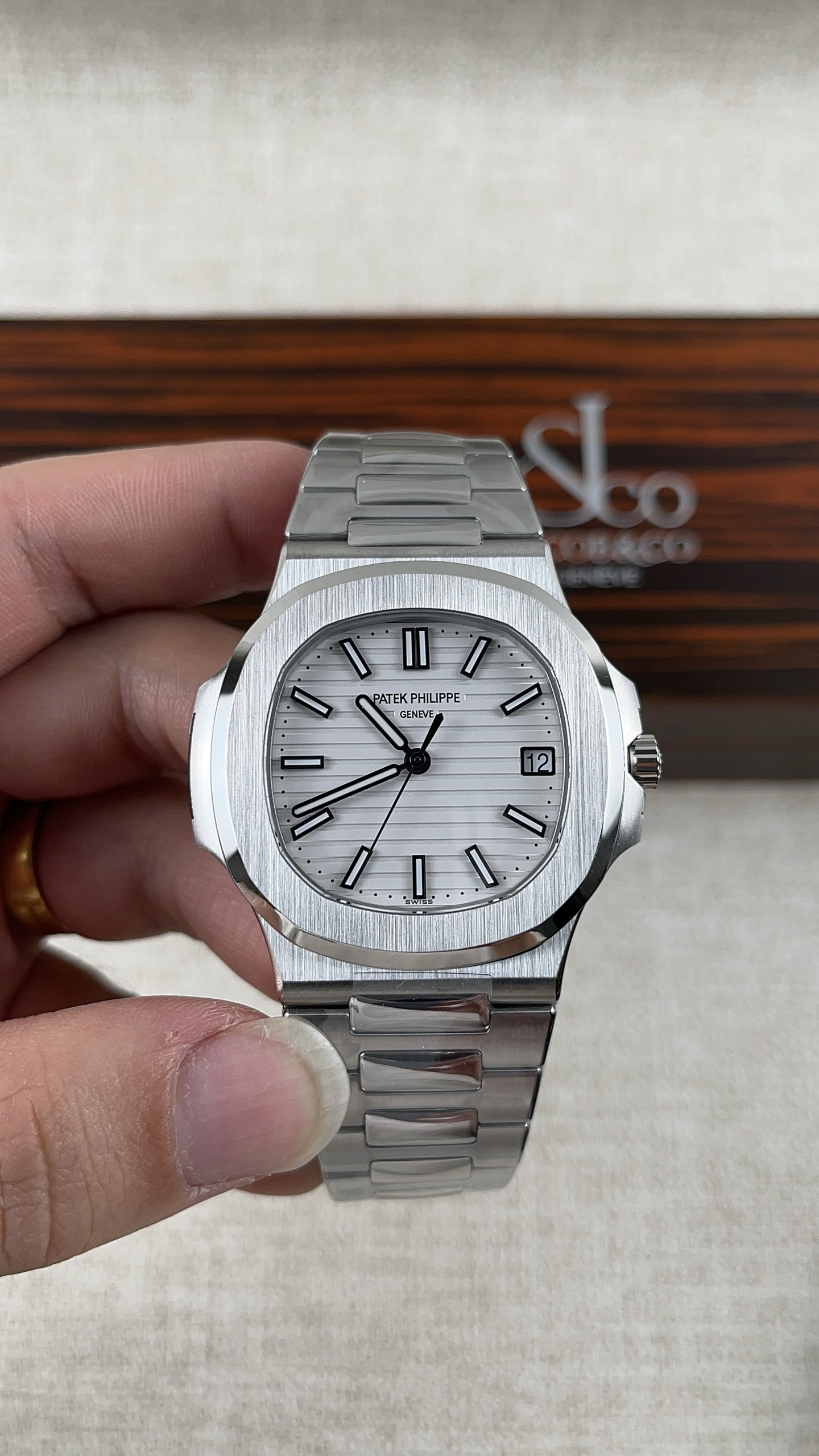 NO:157769,3K!  Patafil 5711 Nautilus series!  ,198609093K！百达斐丽5711鹦鹉螺系列！,,Watch