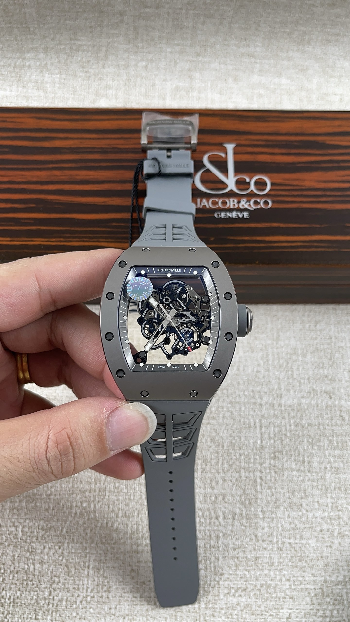 NO:157772,ZF!  Richard's new RM gray ceramic series!  ,19860909ZF！理查德新品RM灰陶瓷系列！,,Watch