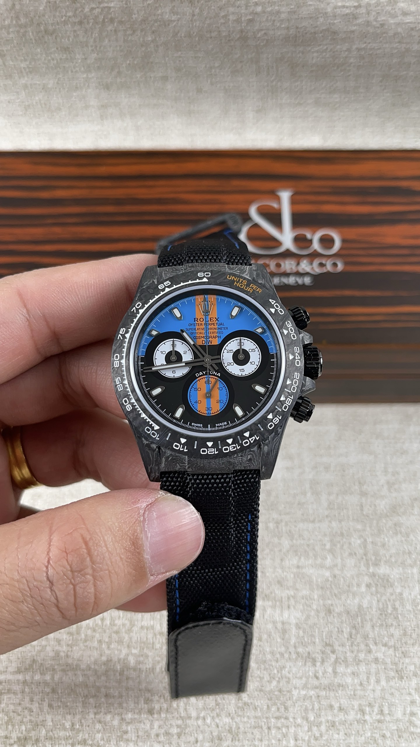 NO:157759,Dittona carbon fiber series!  Match with the movement!  ,19860909迪通拿碳纤维系列！搭配机芯！,,Watch