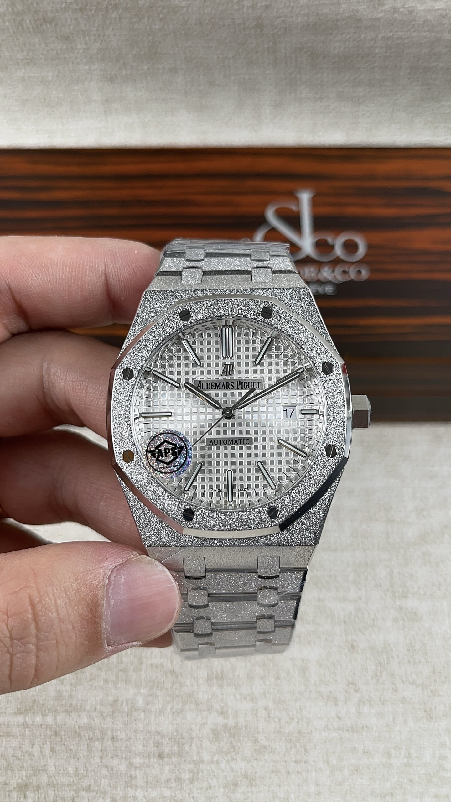 NO:157762,APS!  Audemars Piguet 15400 Frost Gold Series!  With an all-in-one machine!  ,,audemars19860909APS！爱彼15400霜金系列！搭配一体机！,,audemars,Watch