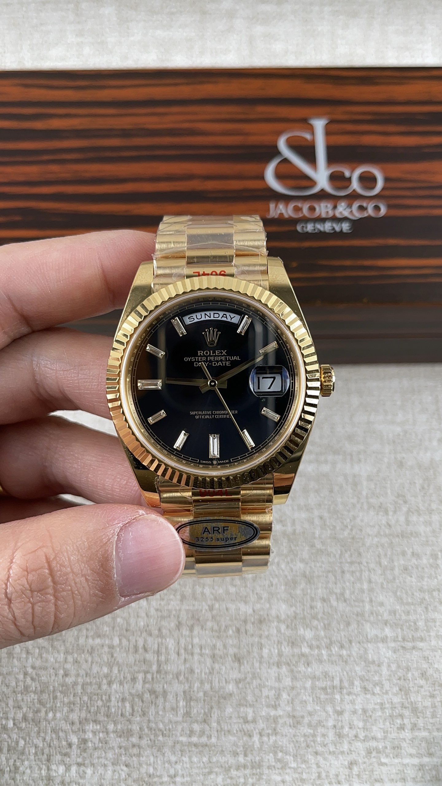 NO:157761,ARF!  Rolex Black Rock Sugar Log Series!  Match with the movement!  ,,rolex19860909ARF！劳力士黑冰糖日志系列！搭配机芯！,,rolex,Watch
