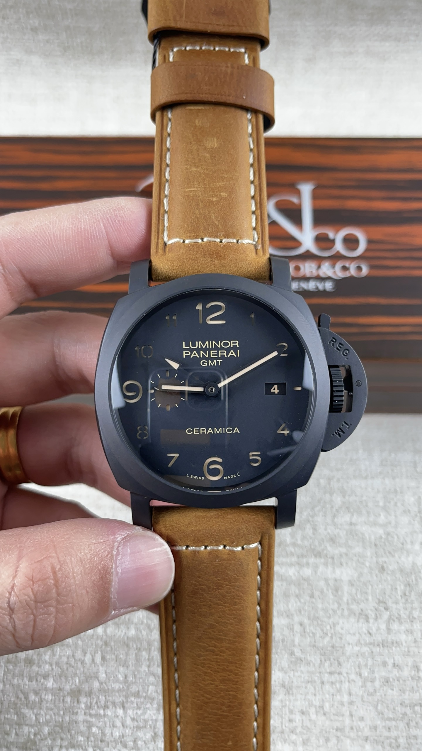 NO:157767,VS!  Panerai 441 ceramic series!  Match with the movement!  ,19860909VS！沛纳海441陶瓷系列！搭配机芯！,,Watch