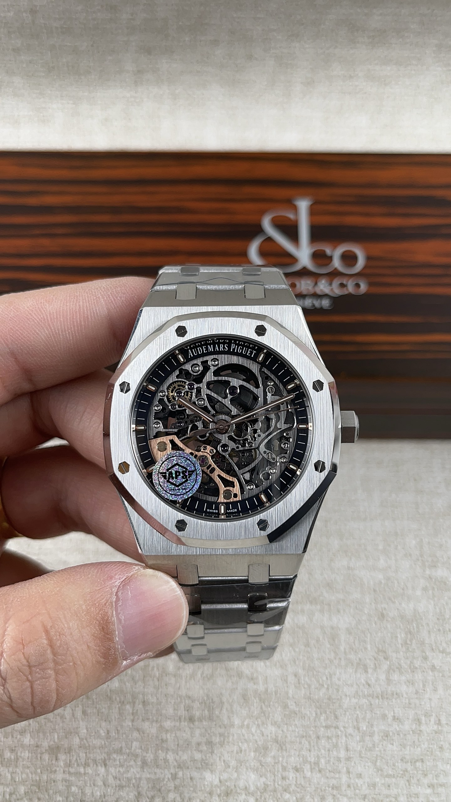 NO:157804,AS!  Audemars Piguet 15407 hollow series!  Match with the 3132 movement!  ,,audemars19860909AS！爱彼15407镂空系列！搭配3132机芯！,,audemars,Watch