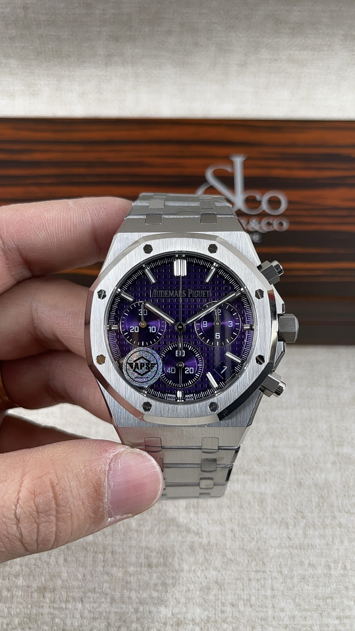 NO:157805,AS!  Audemars Piguet 26240 new purple!  Match with the 4401 movement!  ,,audemars19860909AS！爱彼26240新款紫！搭配4401机芯！,,audemars,Watch