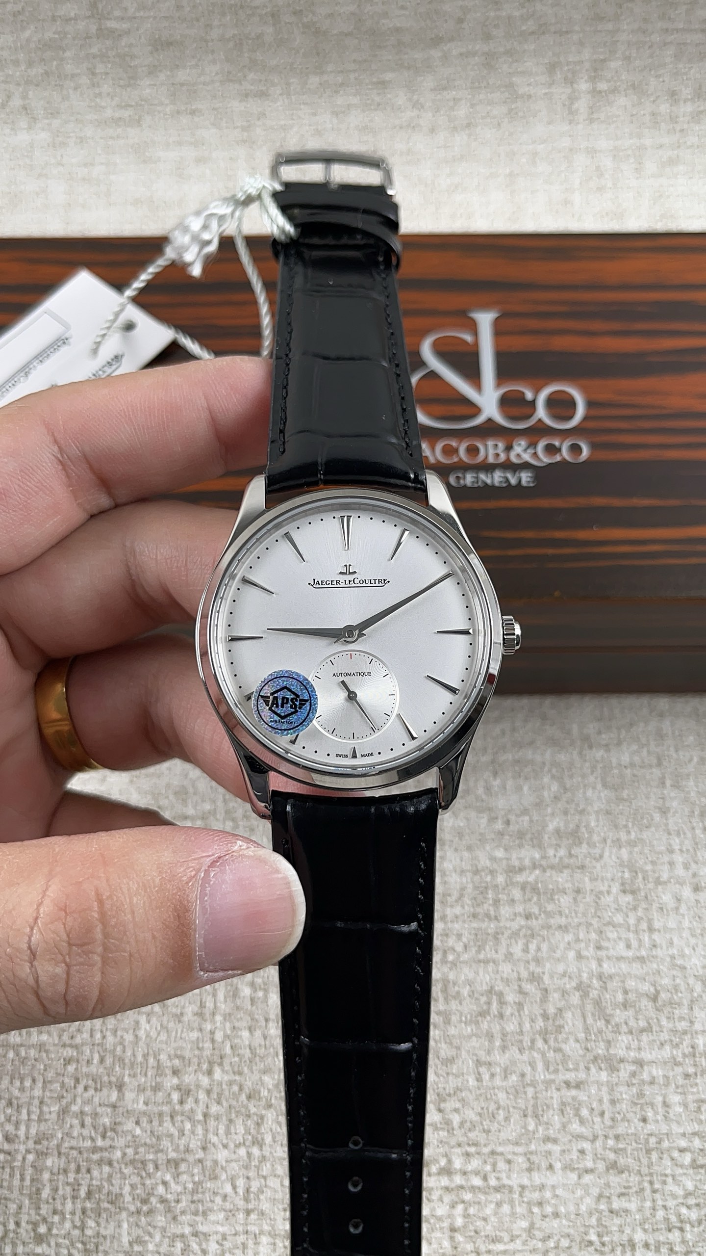 NO:158290,AS!  Jaeger-LeCoultre’s Two-Attachment and a Half-Agent Series!  Paired with the 896 all-in-one machine!  ,jaeger-lecoultre19860909AS！积家大师两针半系列！搭配896一体机！,,jaeger-lecoultre,Watch