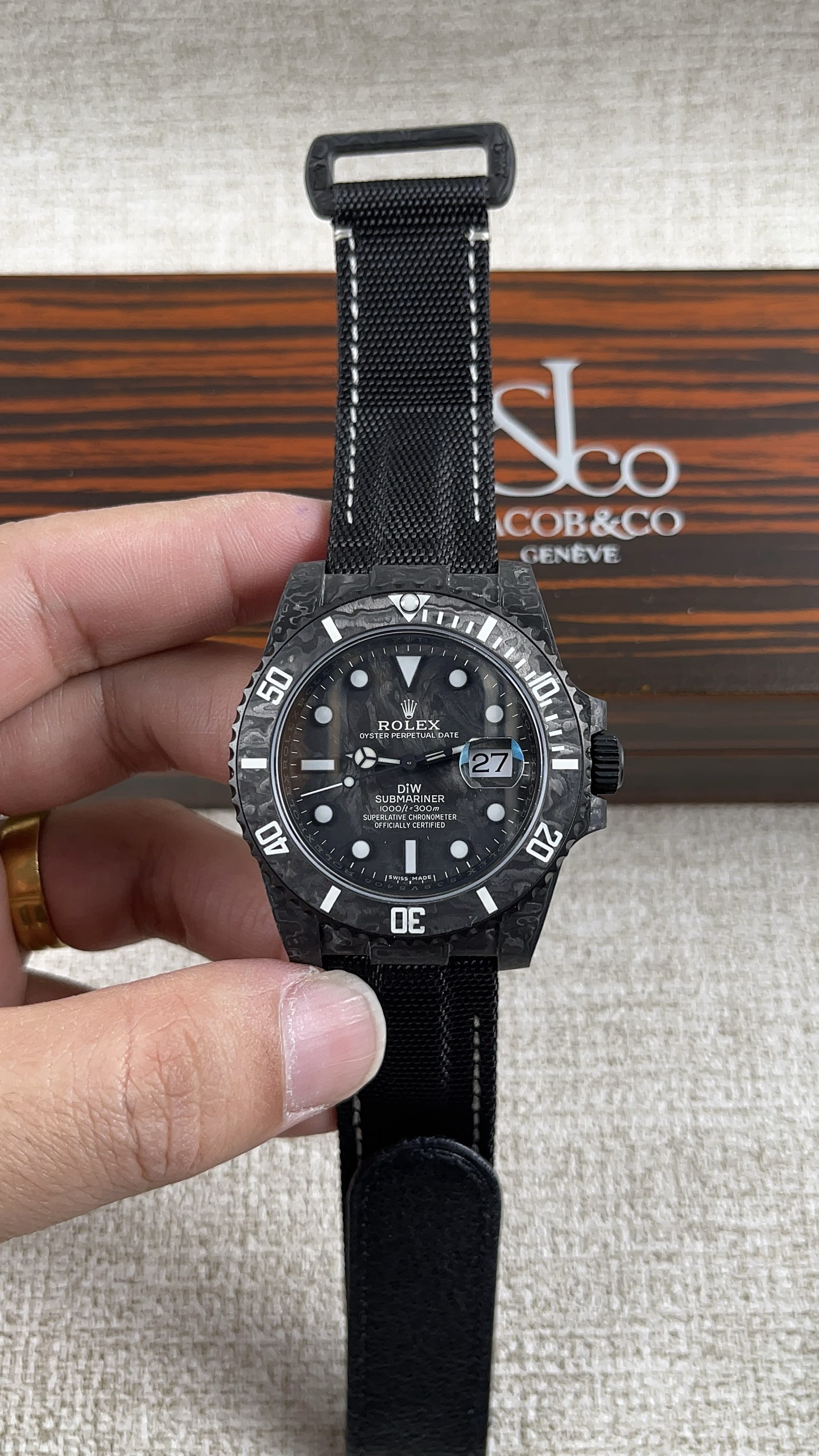 NO:158292,VS!  Rolex Carbon Fiber Water Ghost Series!  Match with the movement!  ,,rolex19860909VS！劳力士碳纤维水鬼系列！搭配机芯！,,rolex,Watch