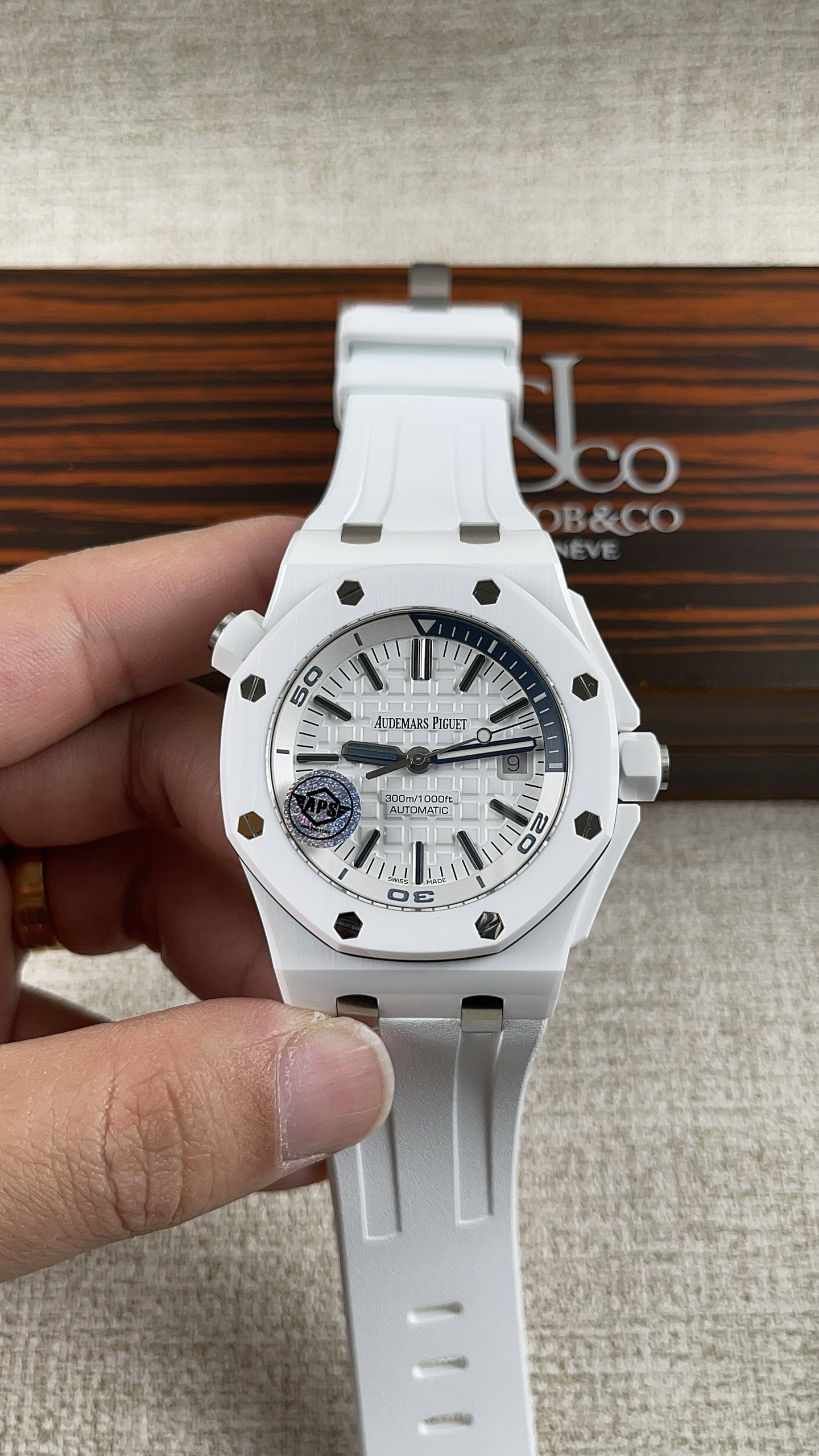 NO:158277,APS!  Audemars Piguet Ceramics 15707 Series!  Match with the movement!  ,,audemars19860909APS！爱彼陶瓷15707系列！搭配机芯！,,audemars,Watch