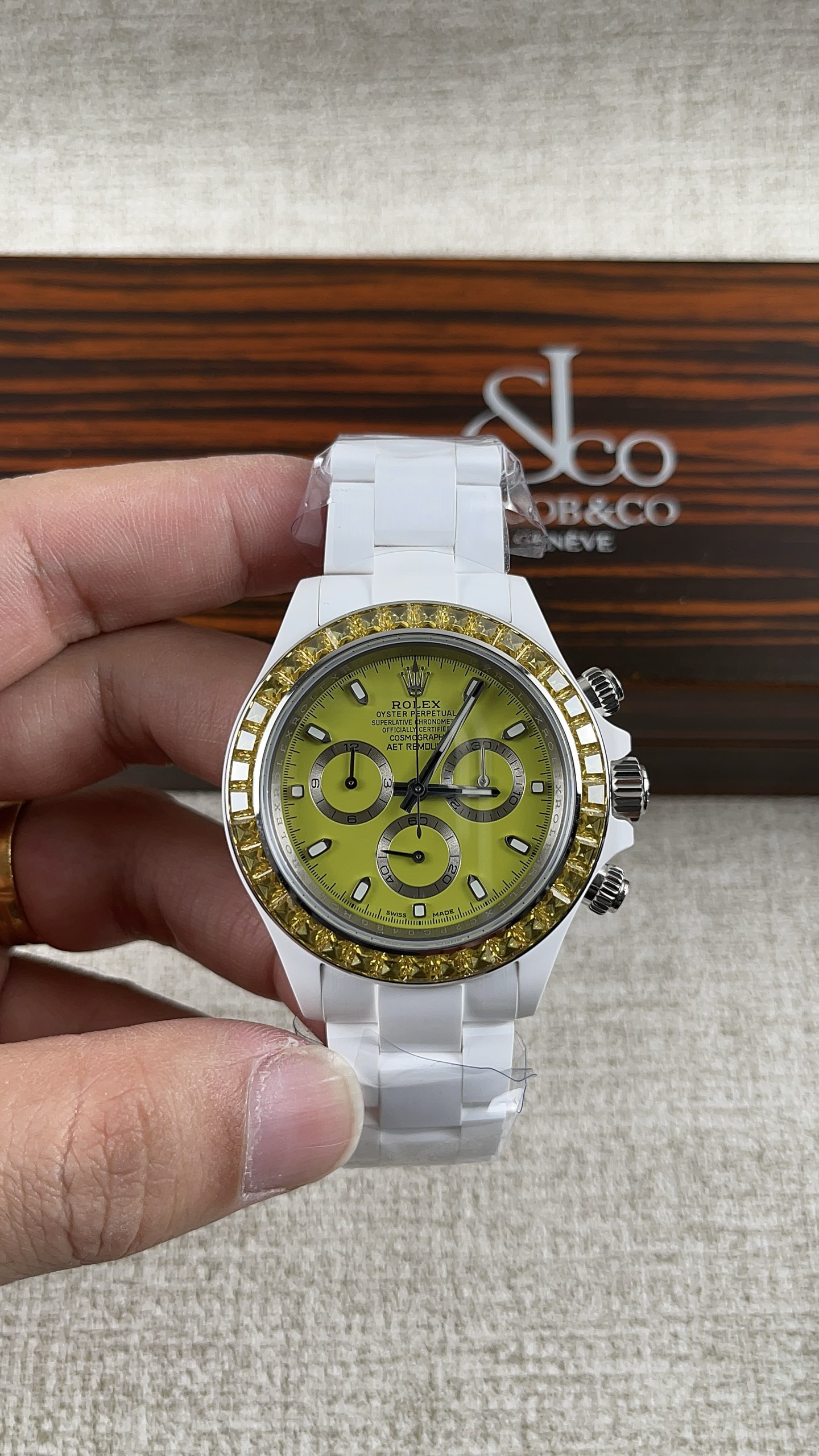 NO:158281,AET!  Rolex Ceramics Ditona Series!  Match with the movement!  ,,rolex19860909AET！劳力士陶瓷迪通拿系列！搭配机芯！,,rolex,Watch