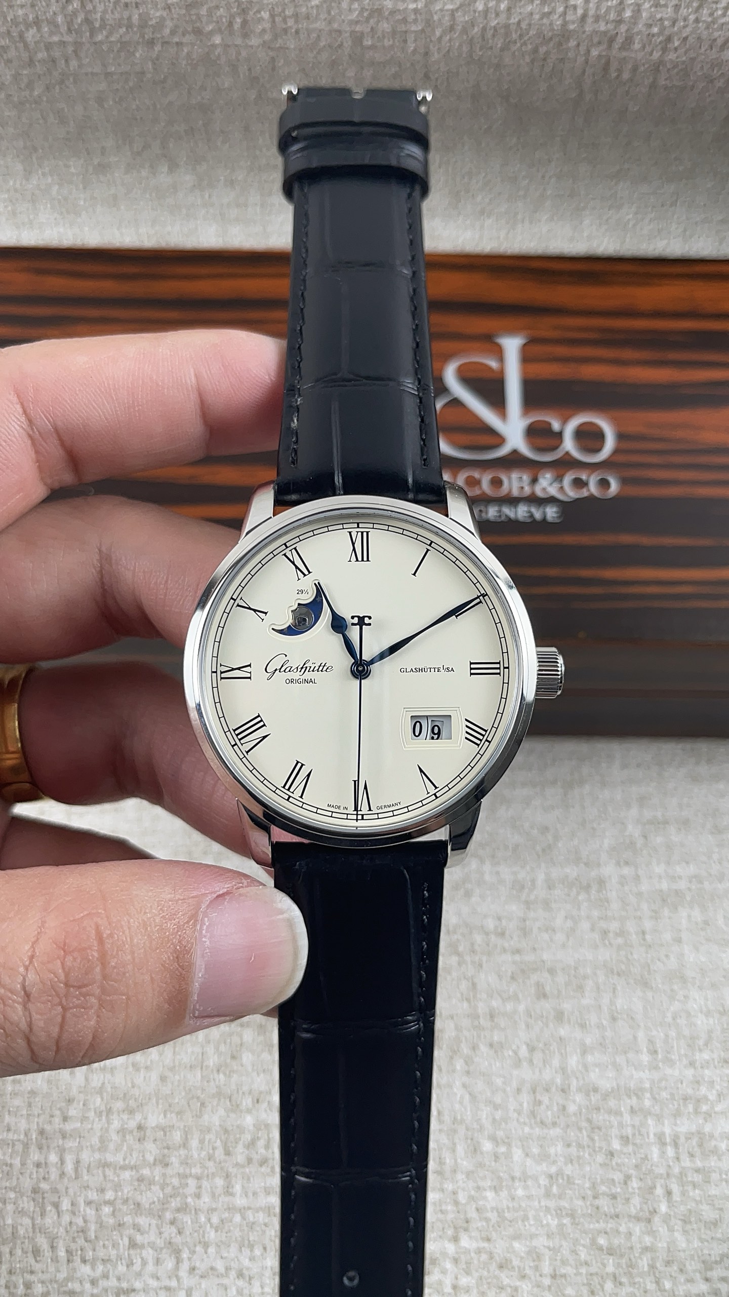NO:158295,V9!  Glashütte series!  Match with NH35 series!  ,glashutte19860909Ｖ9！格拉苏蒂系列！搭配NH35系列！,,glashutte,Watch