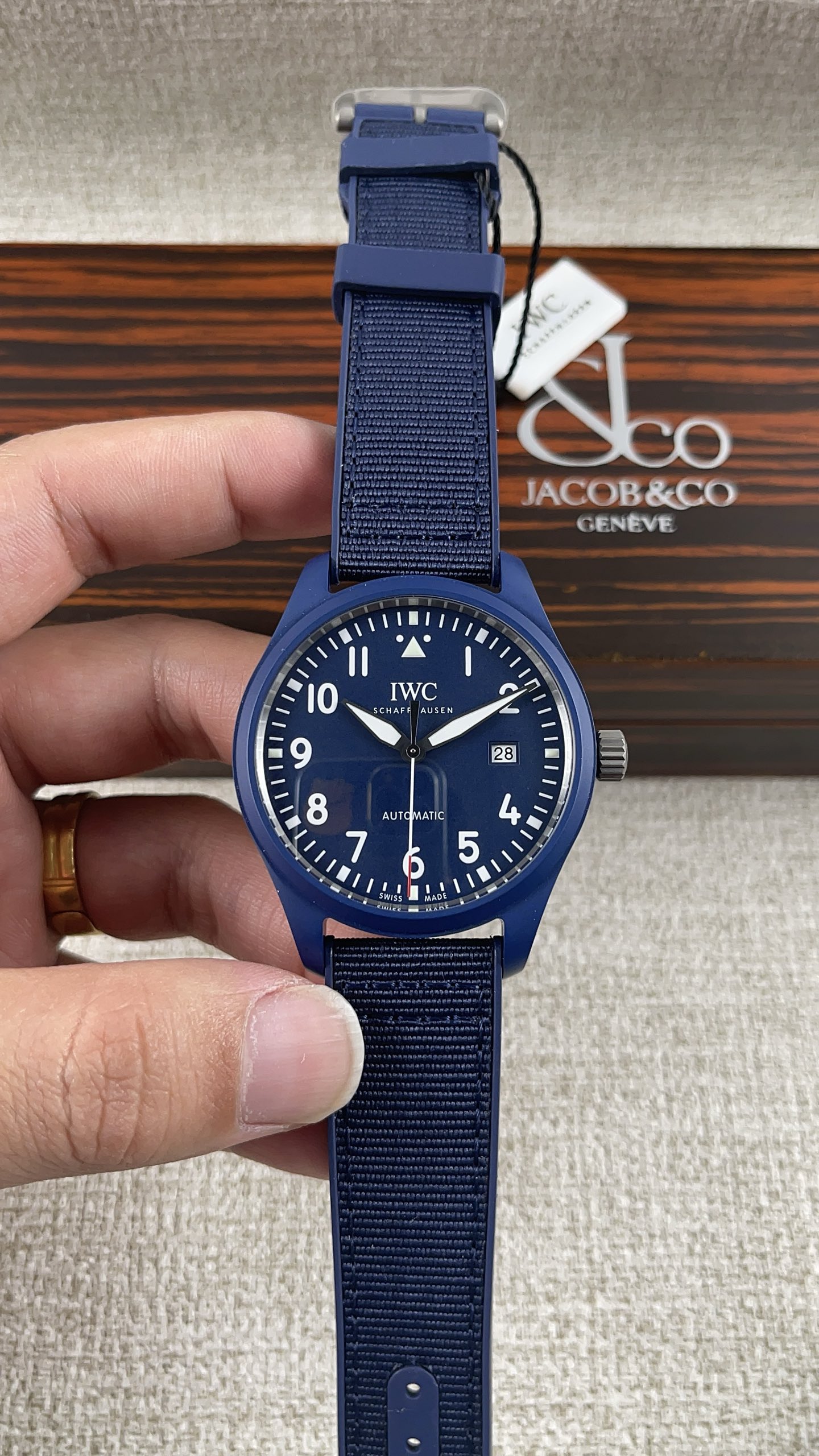 NO:158296,M!  IWANG Aviator Ceramic Series!  Match with the movement!  ,,iwc19860909M！万国飞行员陶瓷系列！搭配机芯！,,iwc,Watch